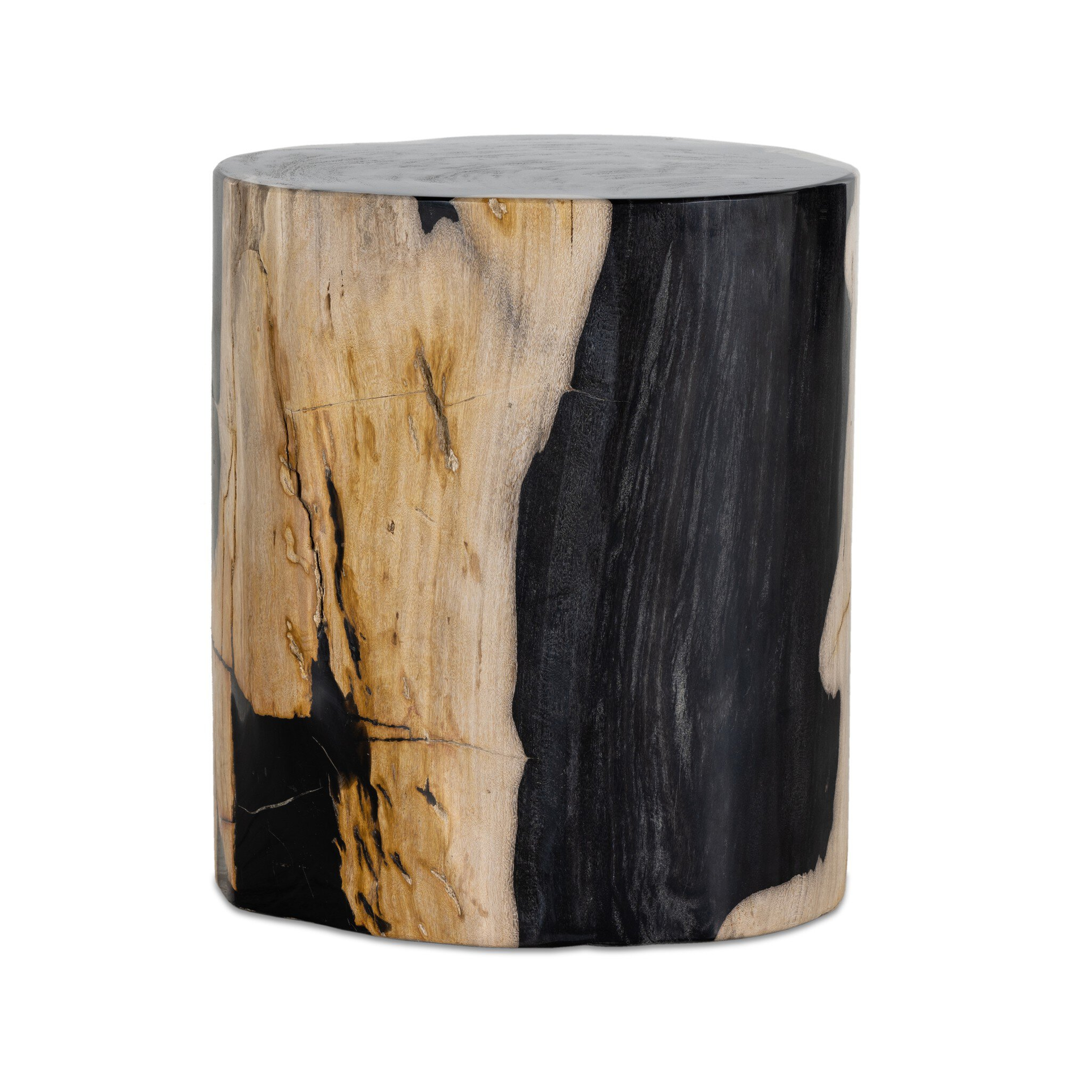 Kos End Table - Light Petrified Wood - Four Hands