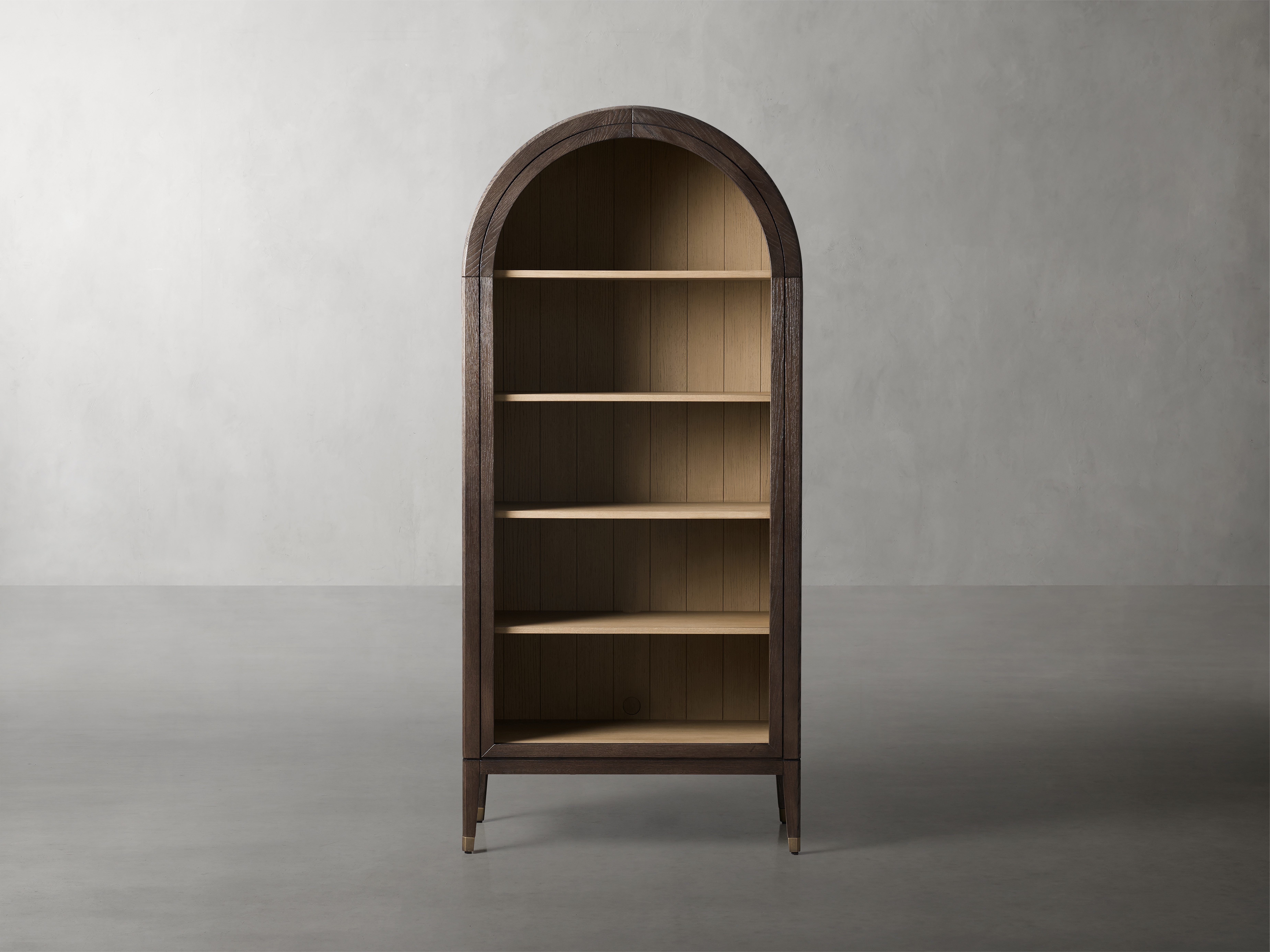 Hattie Bookcase in Wood 36" Brown  Bahasa  - Arhaus