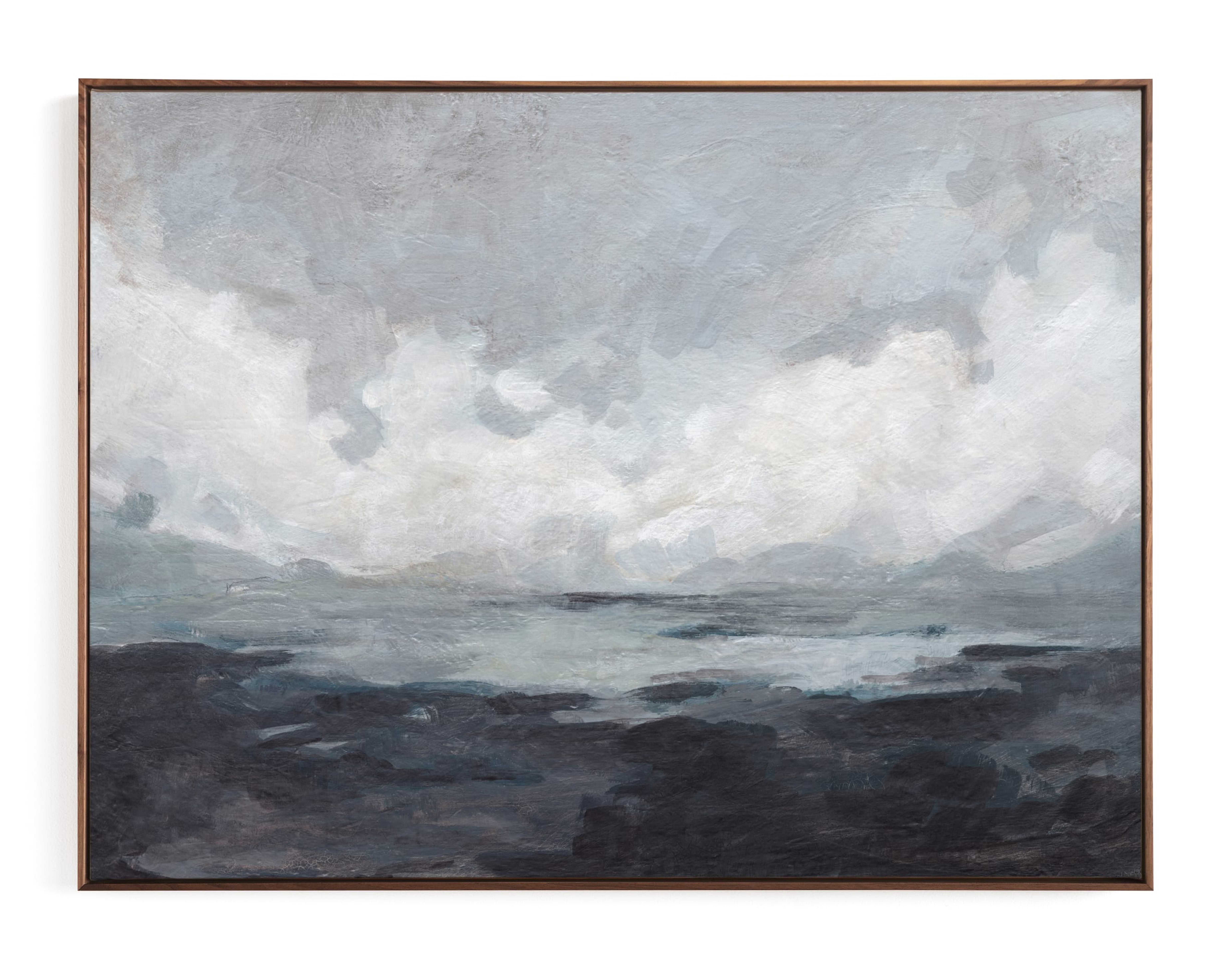 Winter Bluff Art Print - Minted