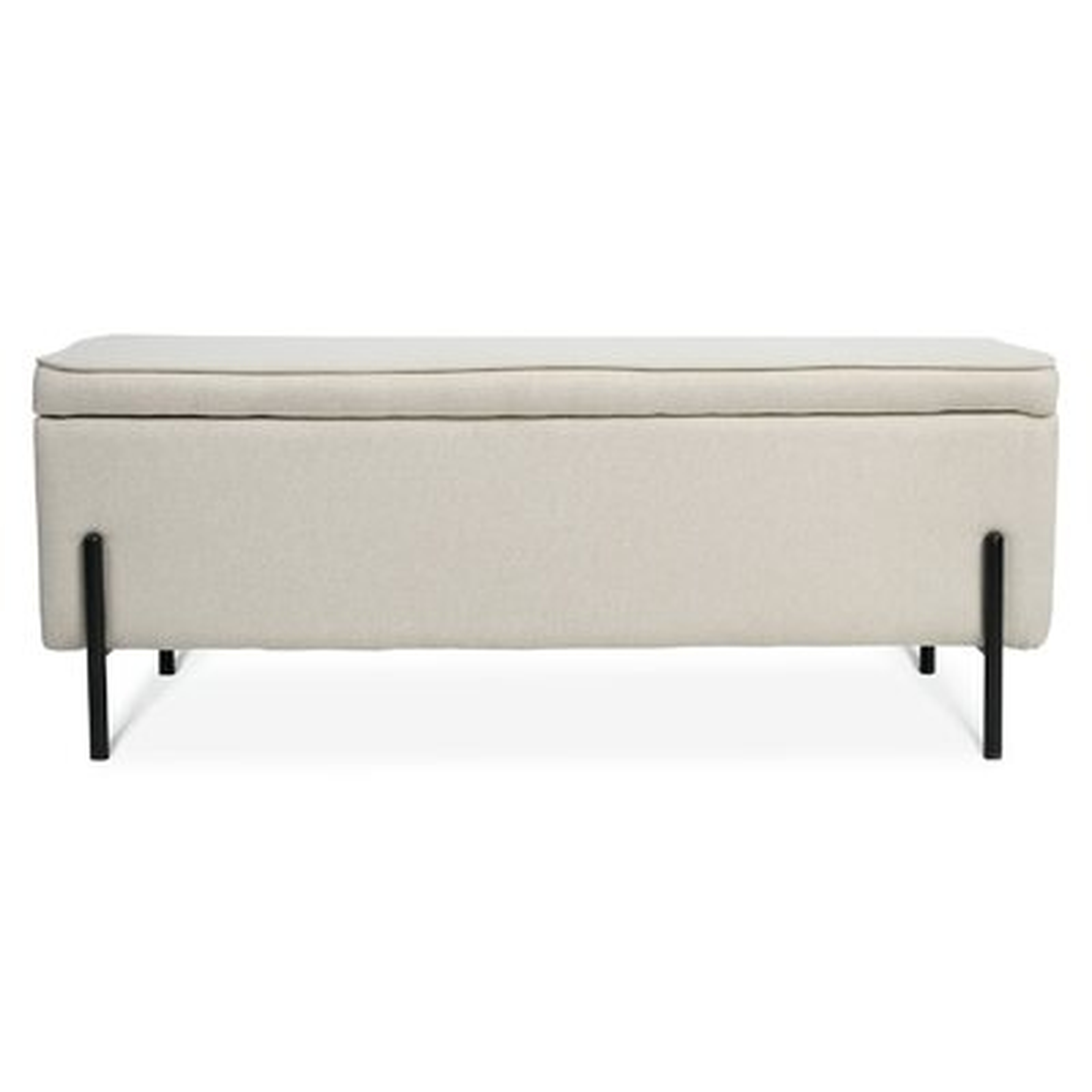Seiler Upholstered Flip Top Storage Bench - Wayfair