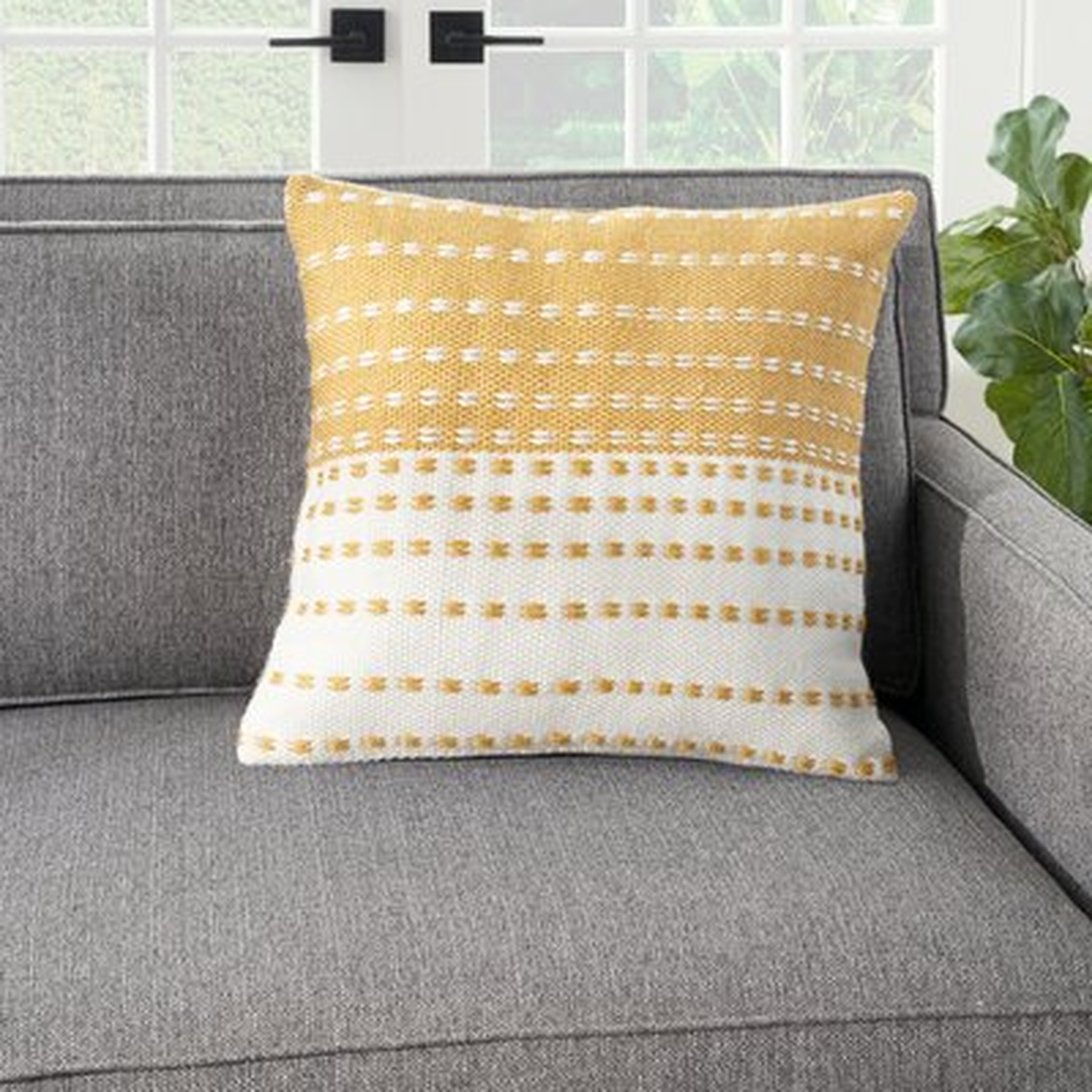Corisco Outdoor Pillows Indoor/Outdoor Woven And Stitched Throw Pillows - AllModern