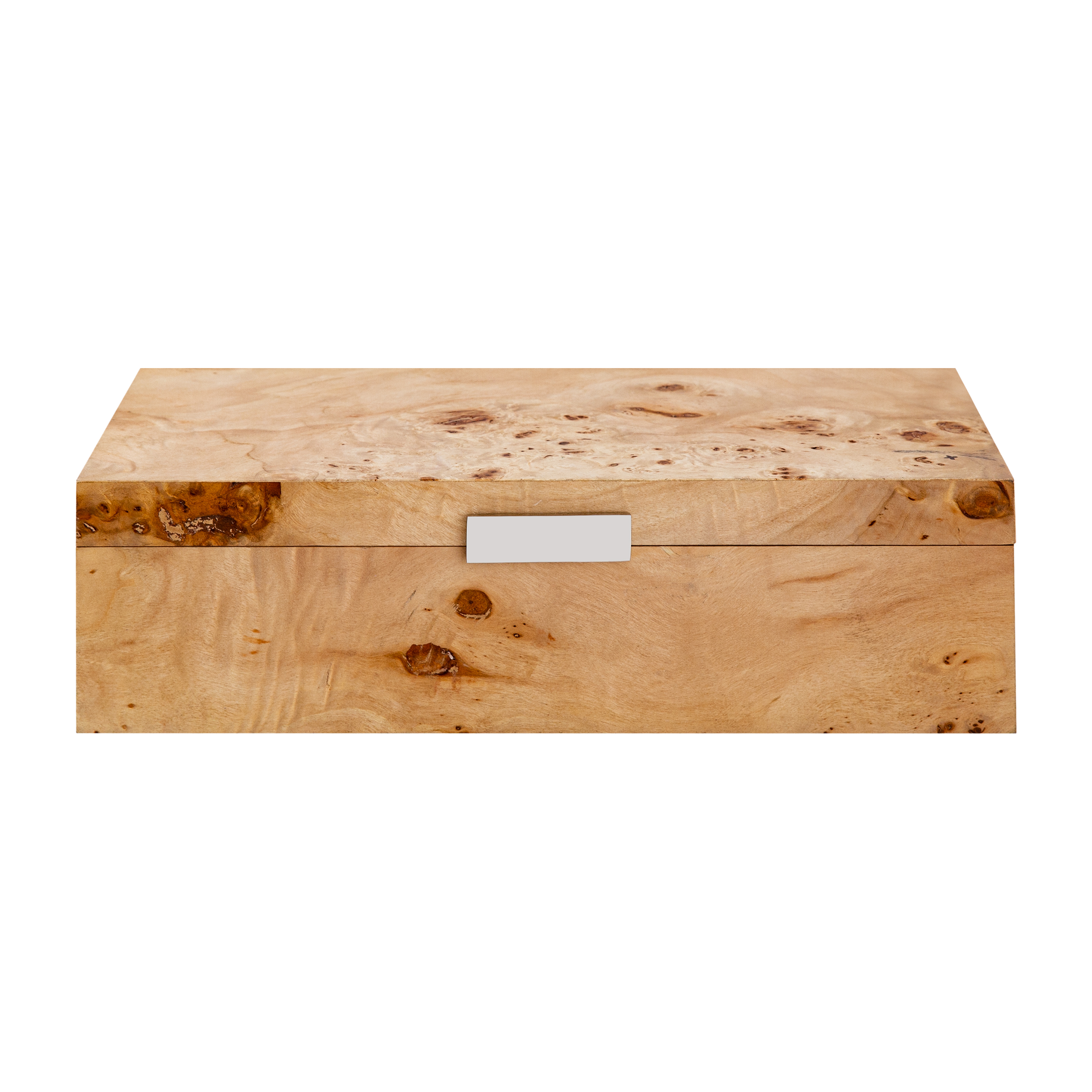 Caleb Box - Rectangular Bleached Burl - Elk Home