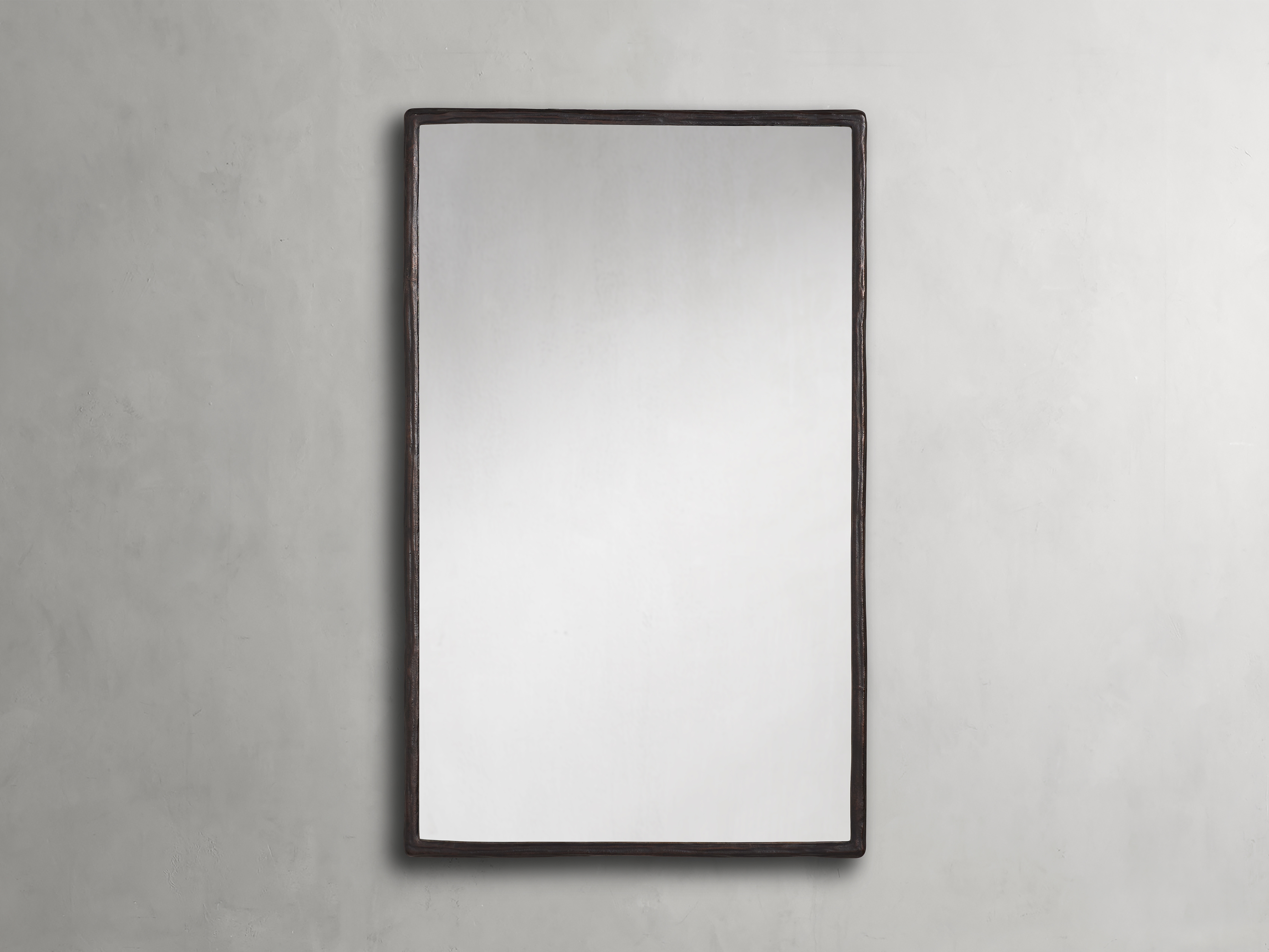 Arren Wall Mirror in Metal 30" X 48" Bronze   - Arhaus