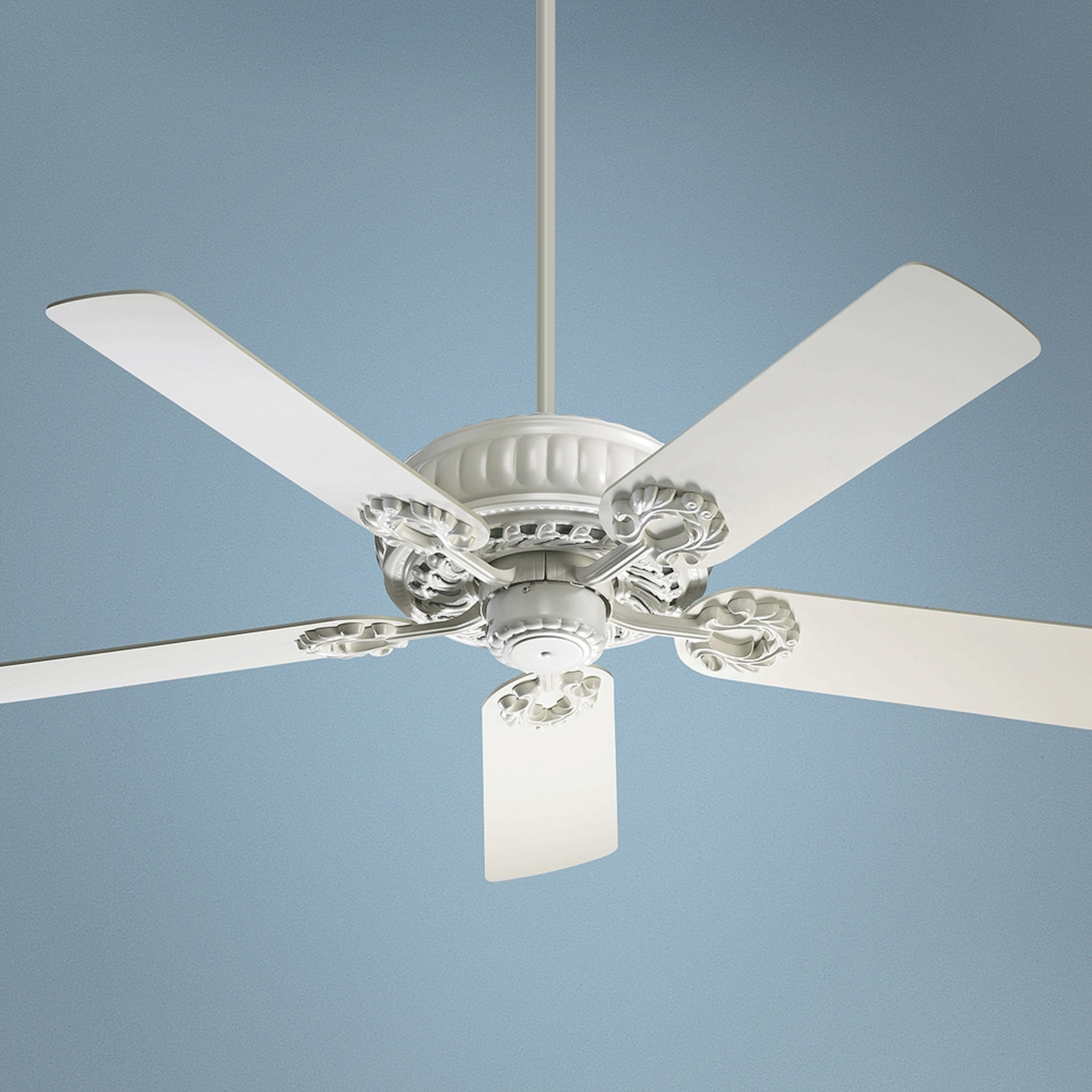 52" Quorum Empress Studio White Ceiling Fan - Style # 52835 - Lamps Plus