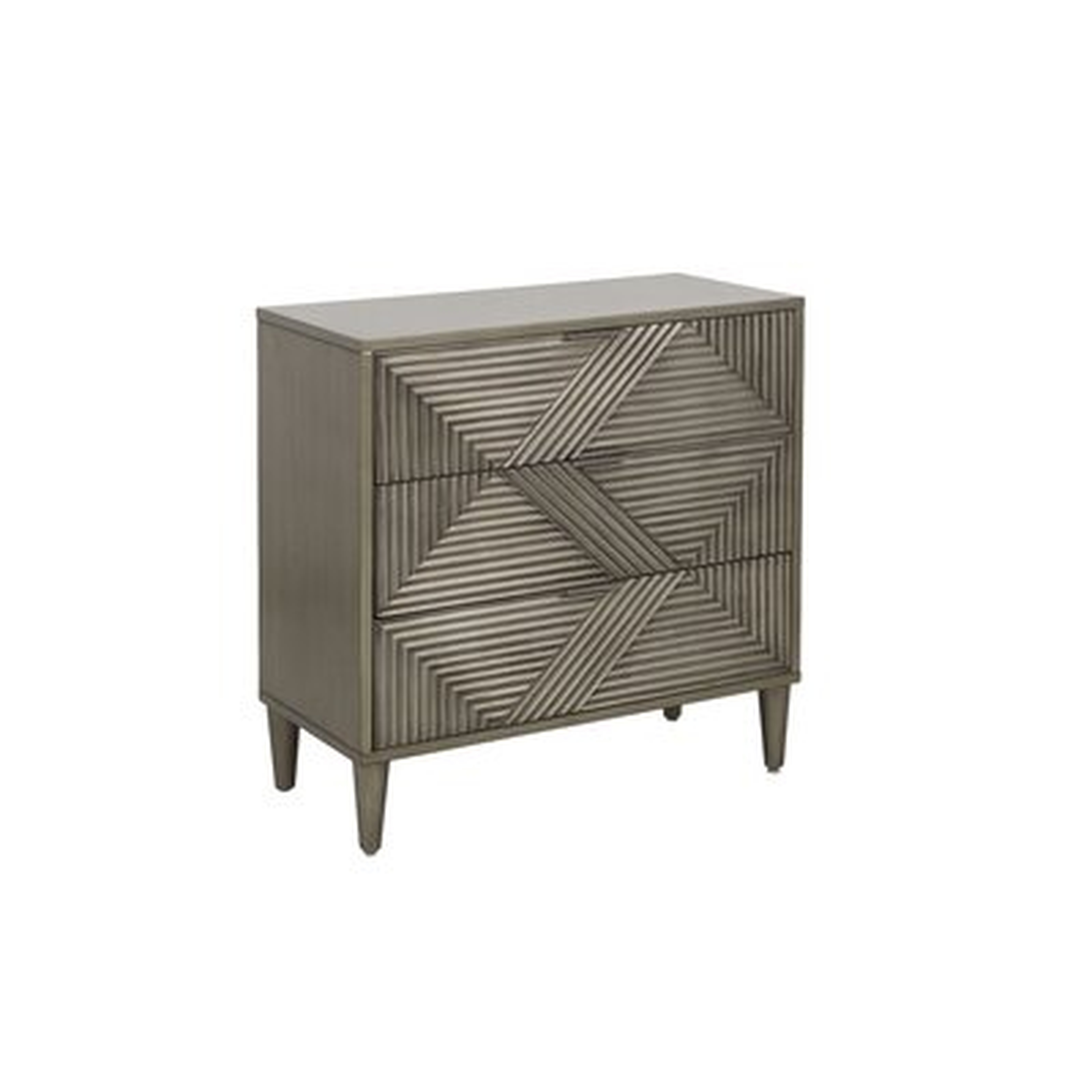 Forkland 3 Drawer Square Accent Chest - Wayfair