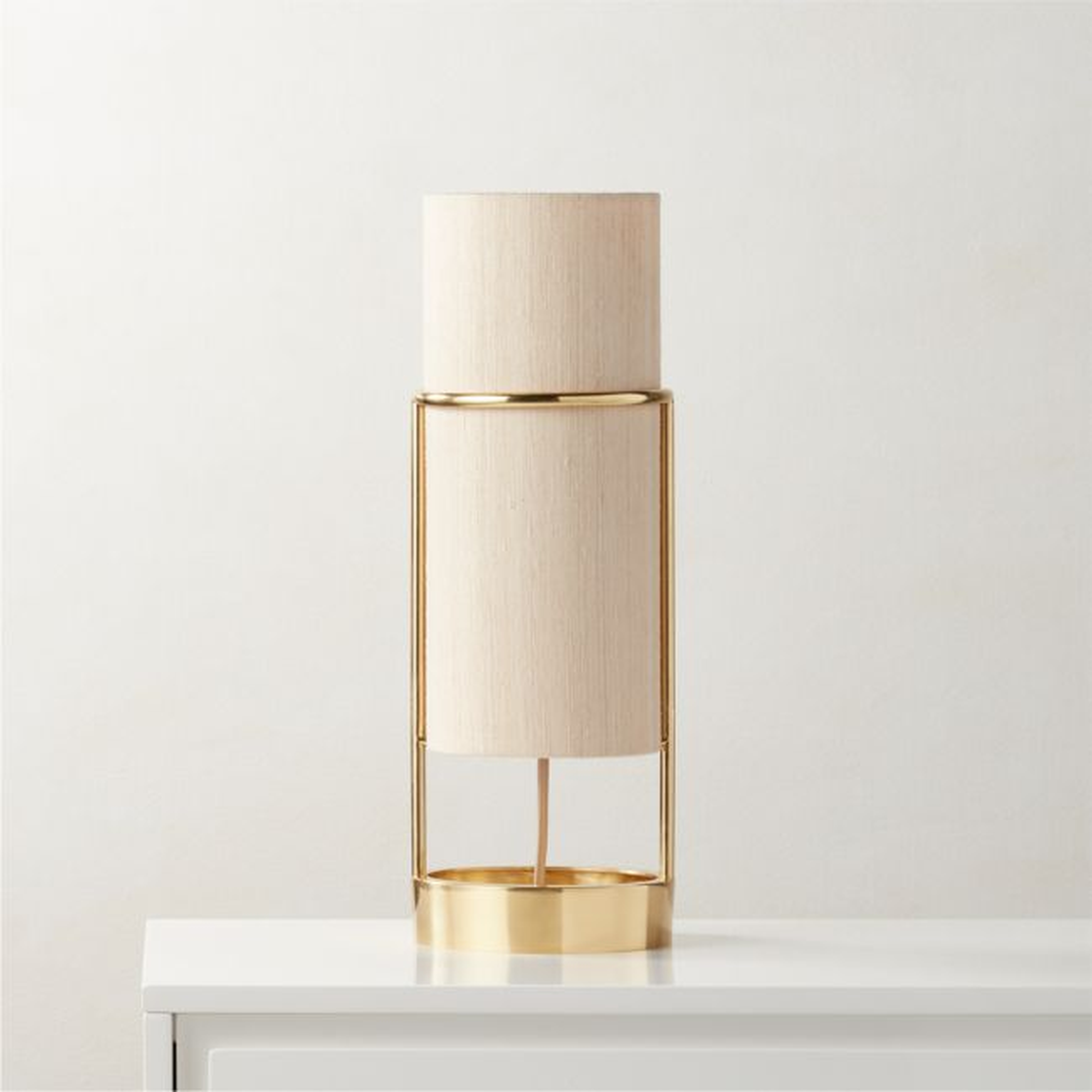 Strand Brass Table Lamp - CB2