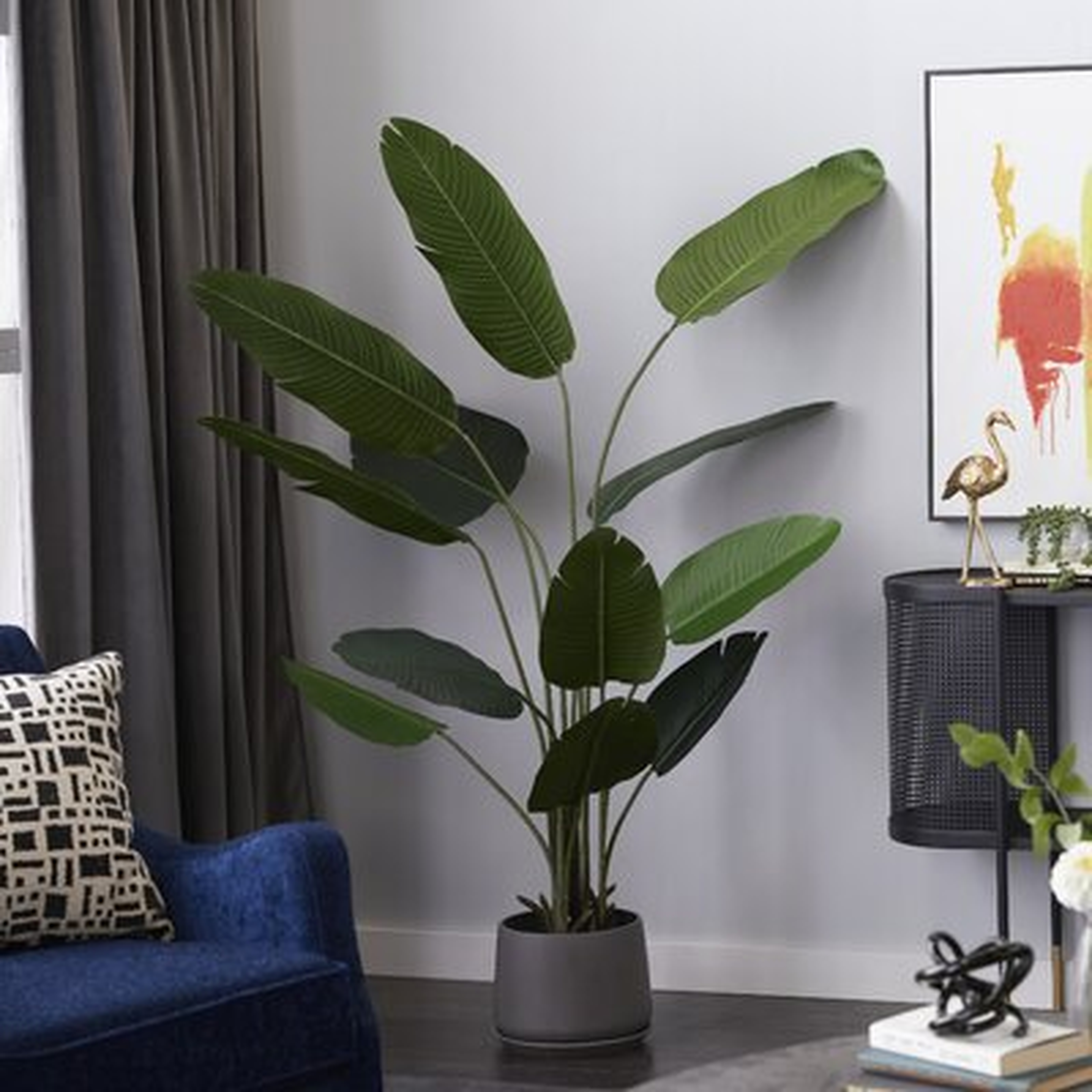 69.5'' Artificial Foliage Plant in Pot - Wayfair