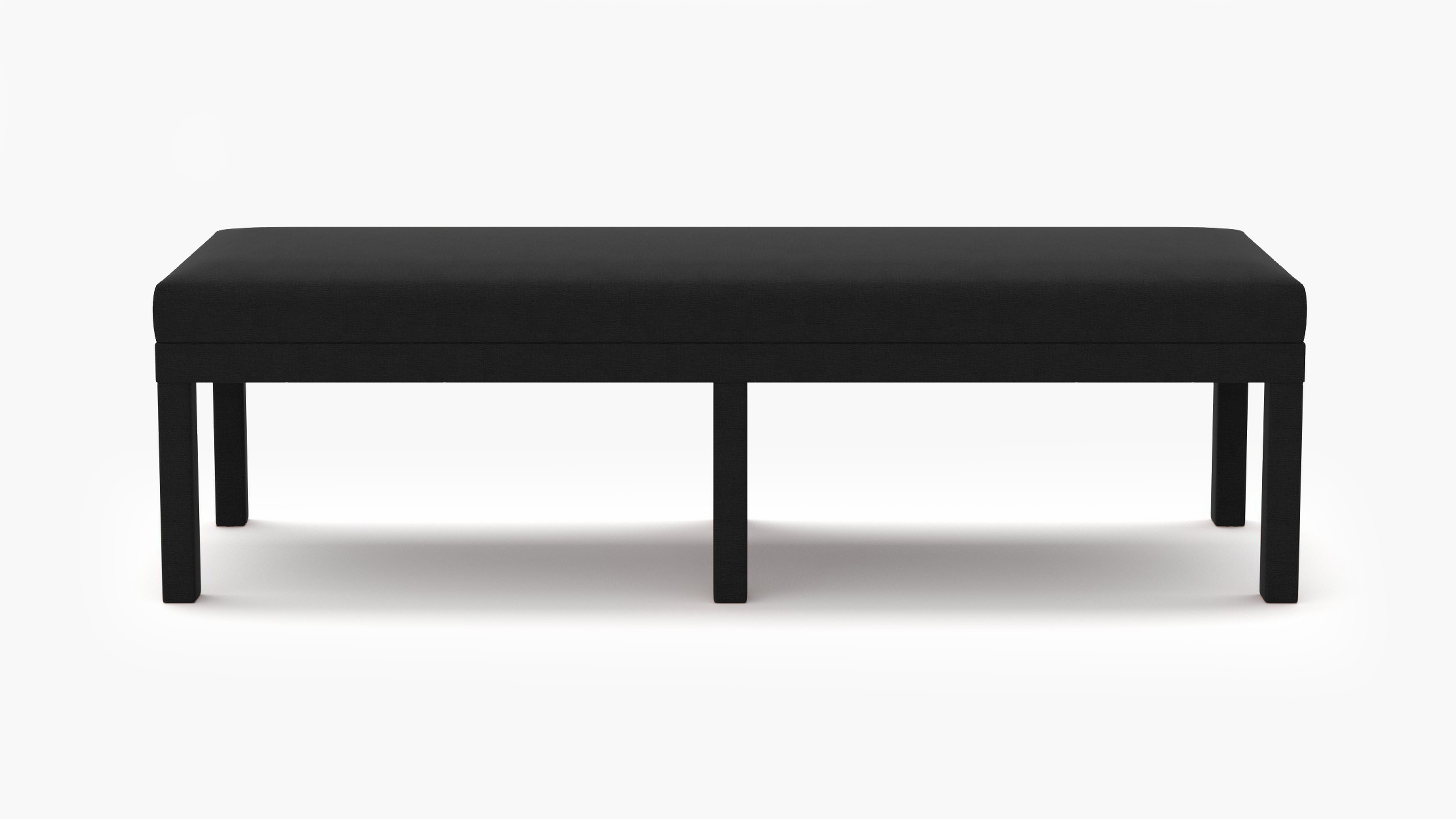 Parsons Bench, Raven Everyday Linen - The Inside