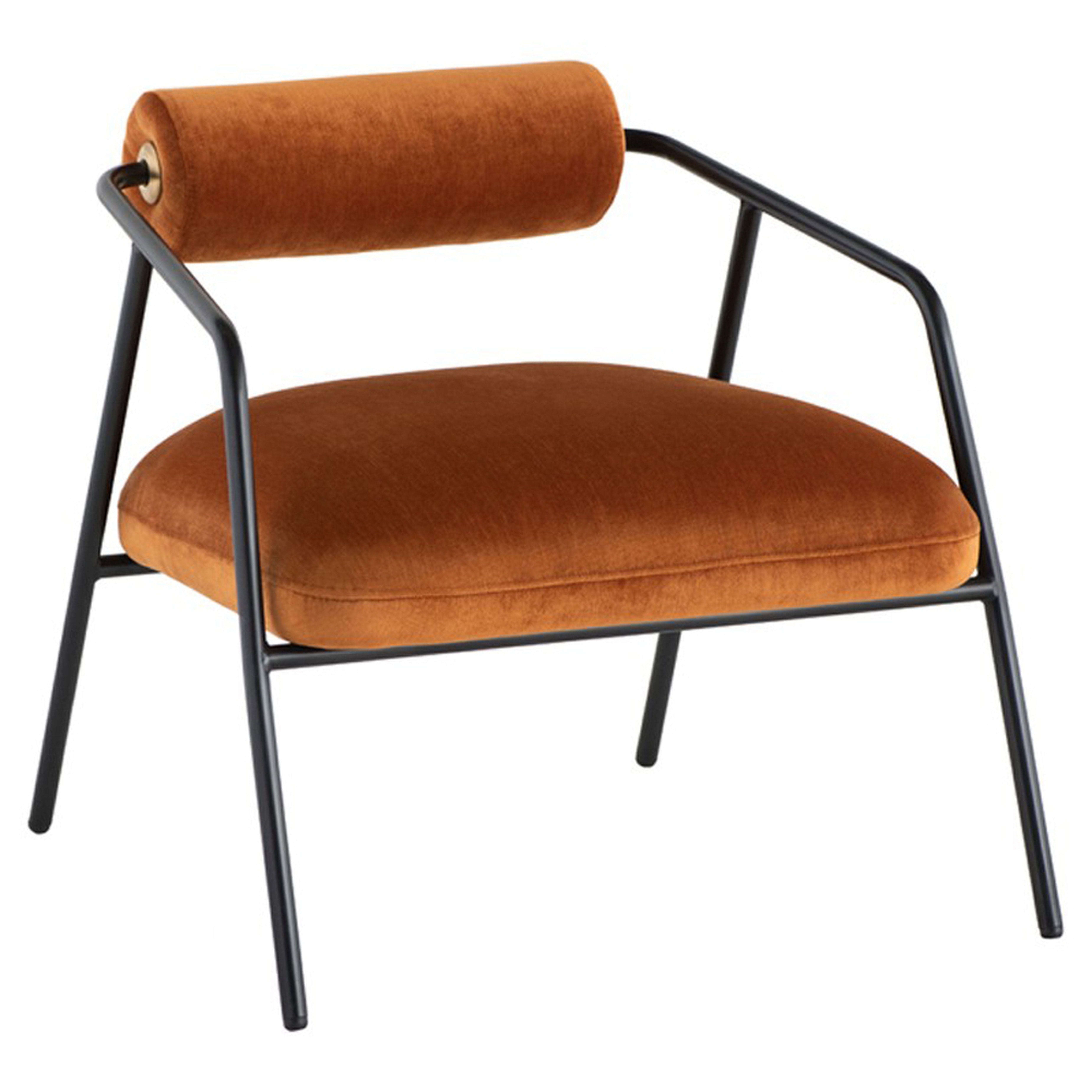 Sharnee Accent Chair, Rust - Lulu and Georgia