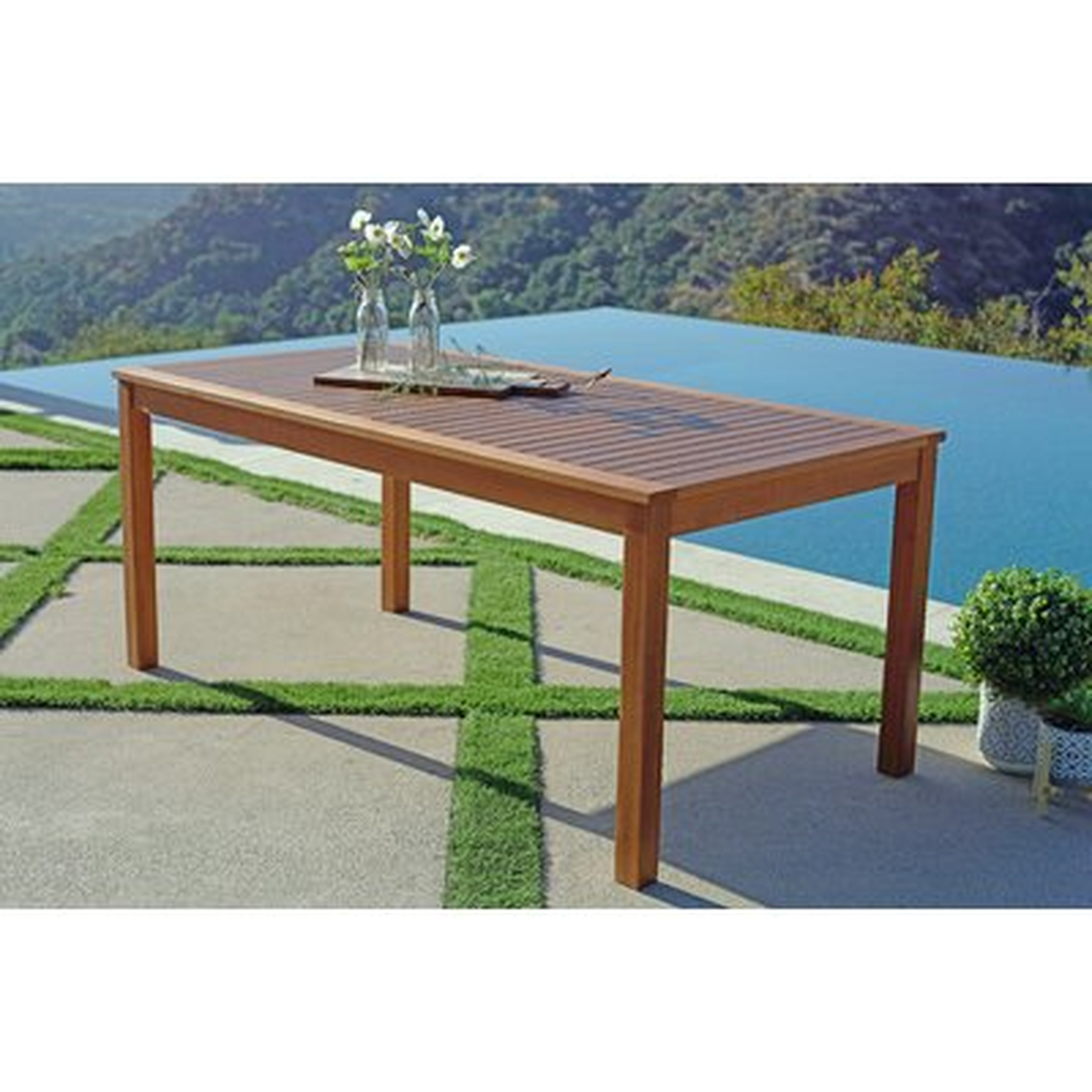 Aryanna Solid Wood Dining Table - Wayfair