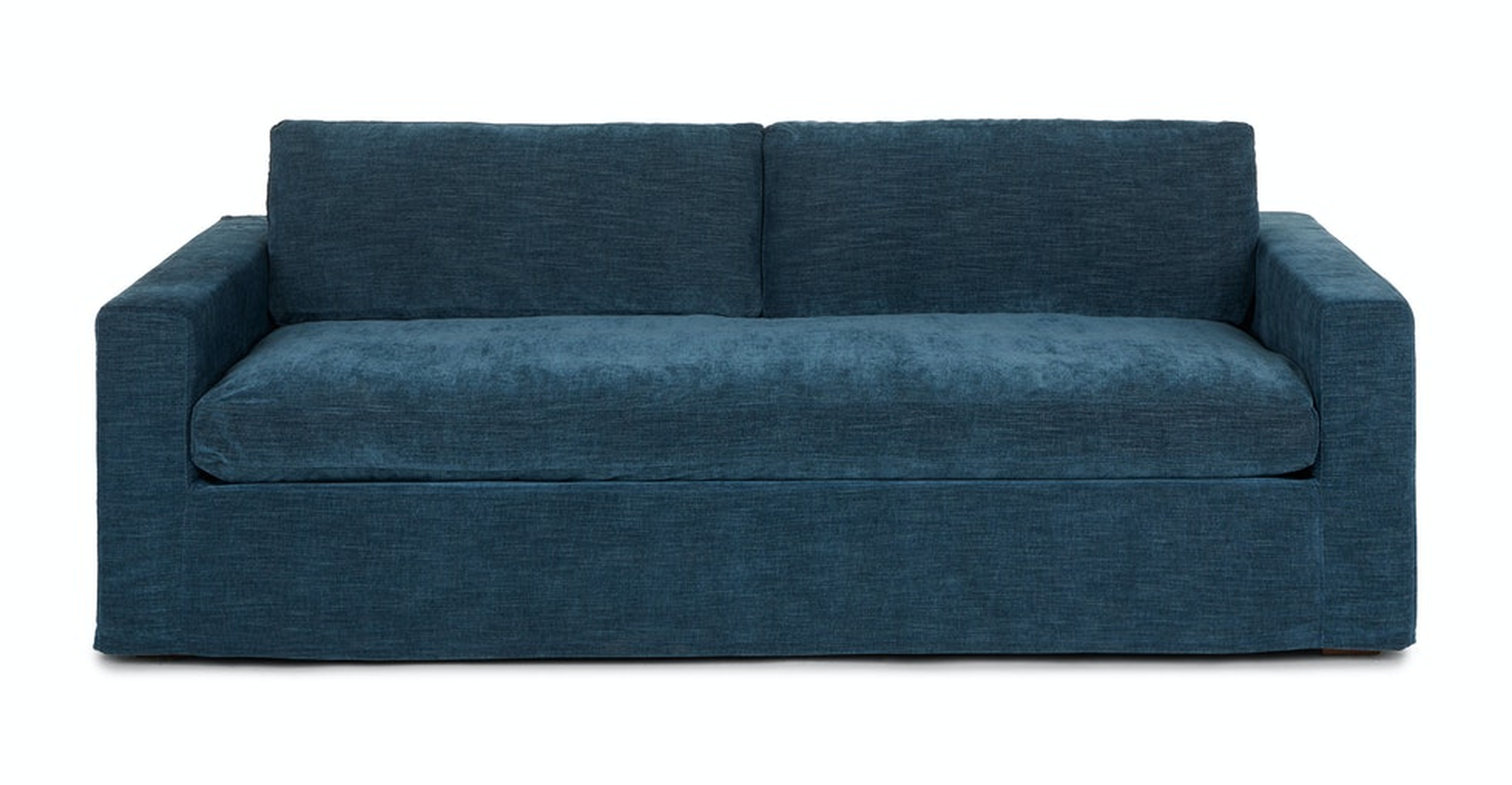 Alzey Dash Blue Slipcover Sofa - Article