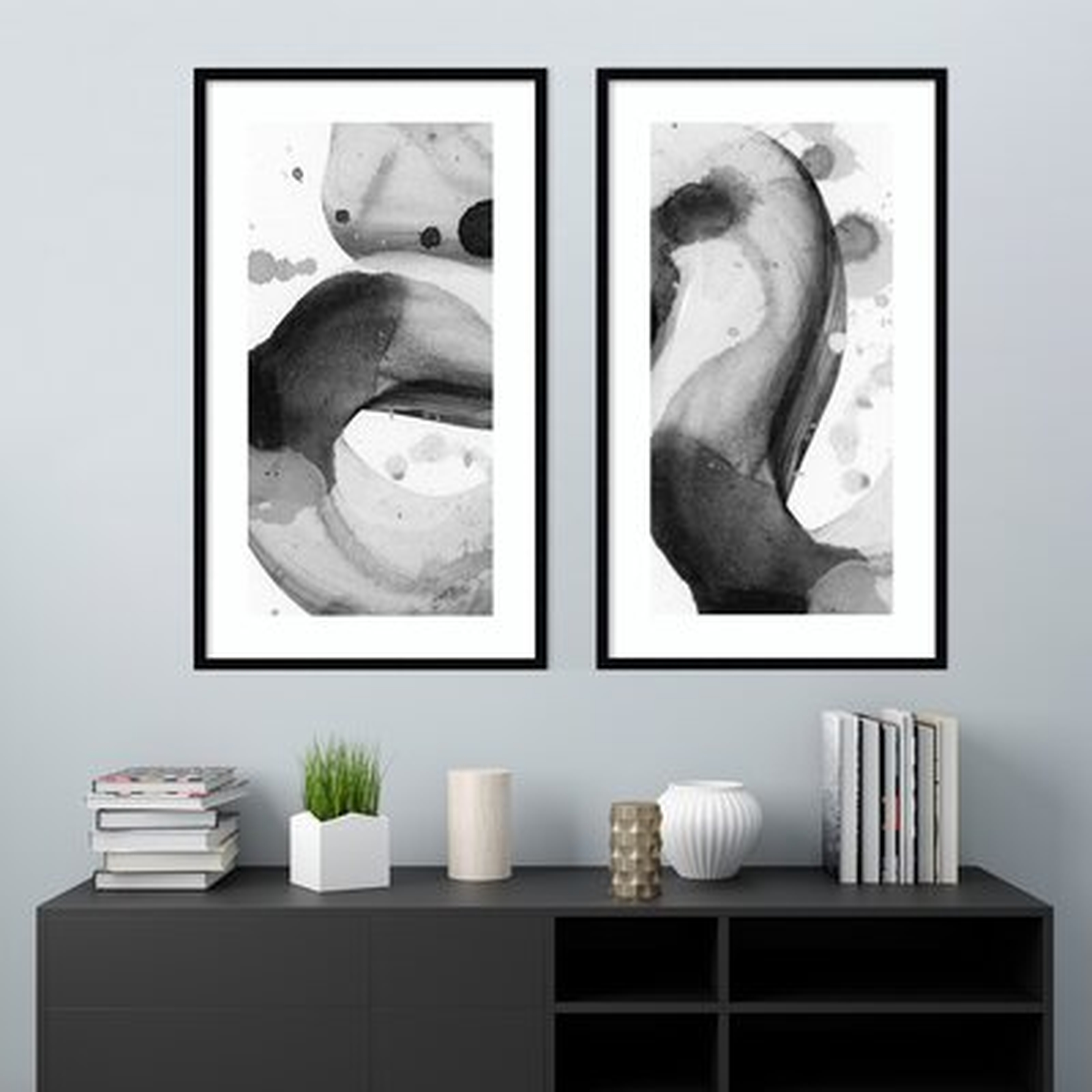 Entranced  - set of 2  by Sharon Chandler Framed Wall Art Prints - AllModern