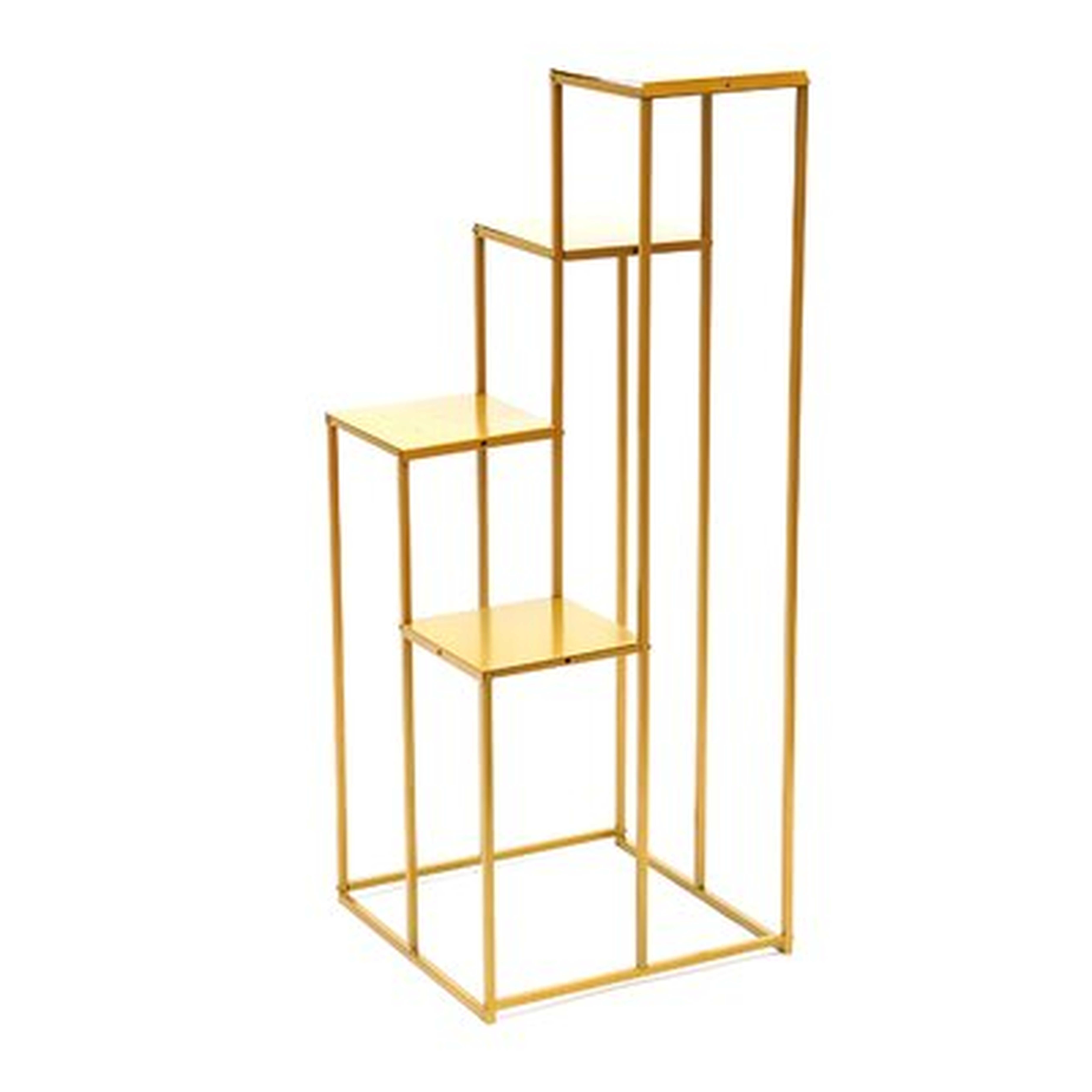 39.37" Wedding Flower Rack 4 Layer Metal Flower Display Rack - Wayfair