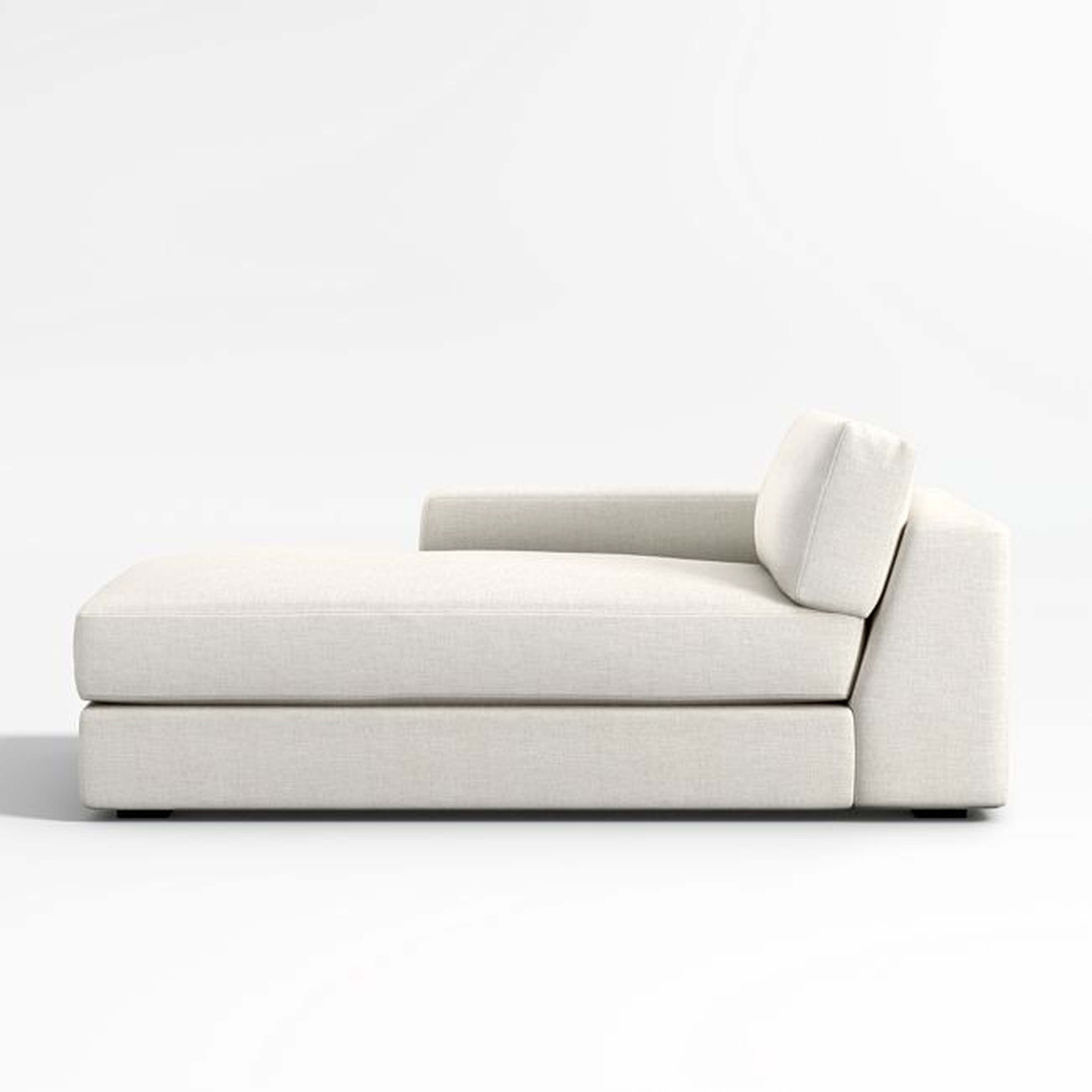 Oceanside Left Wide-Arm Chaise - Crate and Barrel