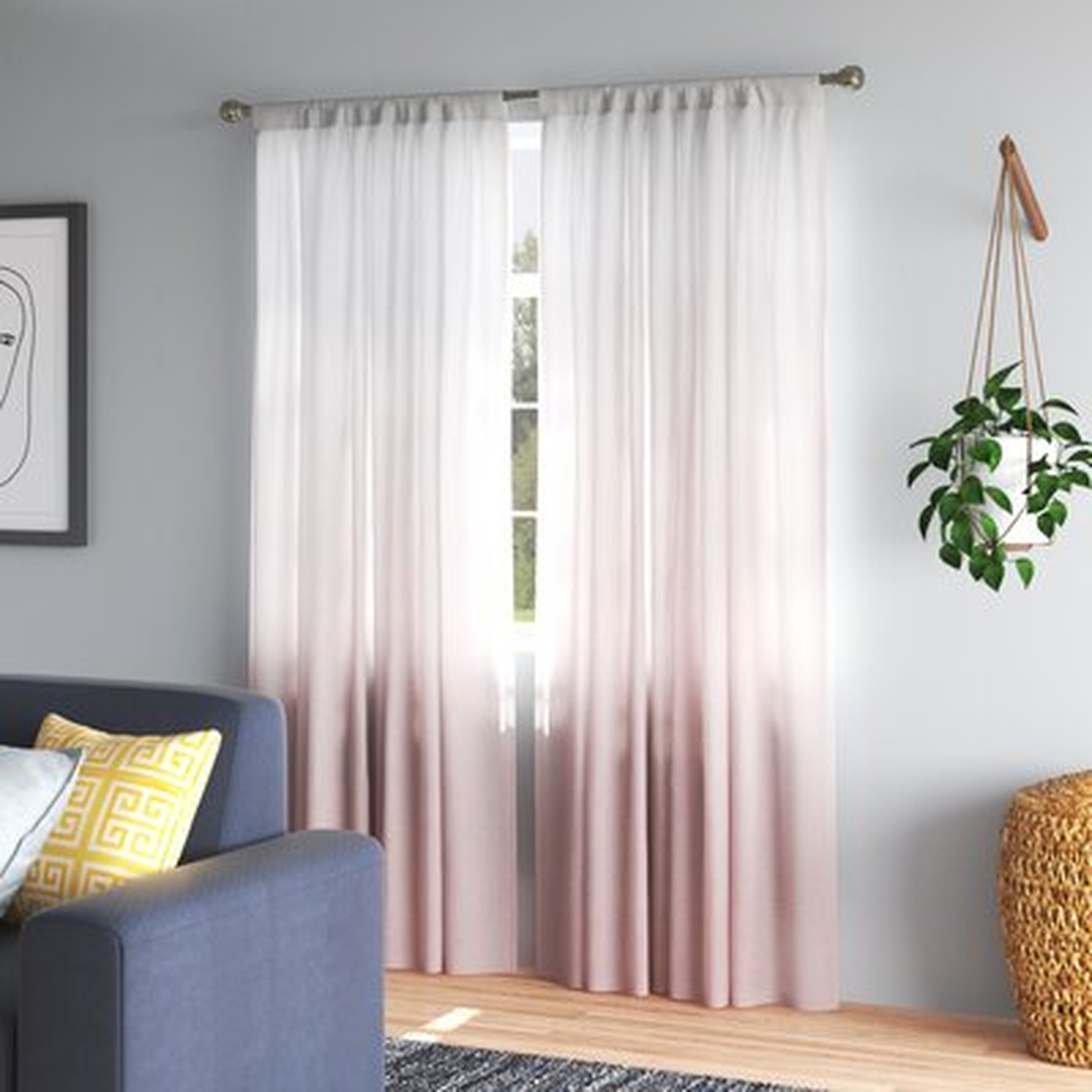 Dare Crescendo Blackout Thermal Rod Pocket Curtain Panels - Wayfair