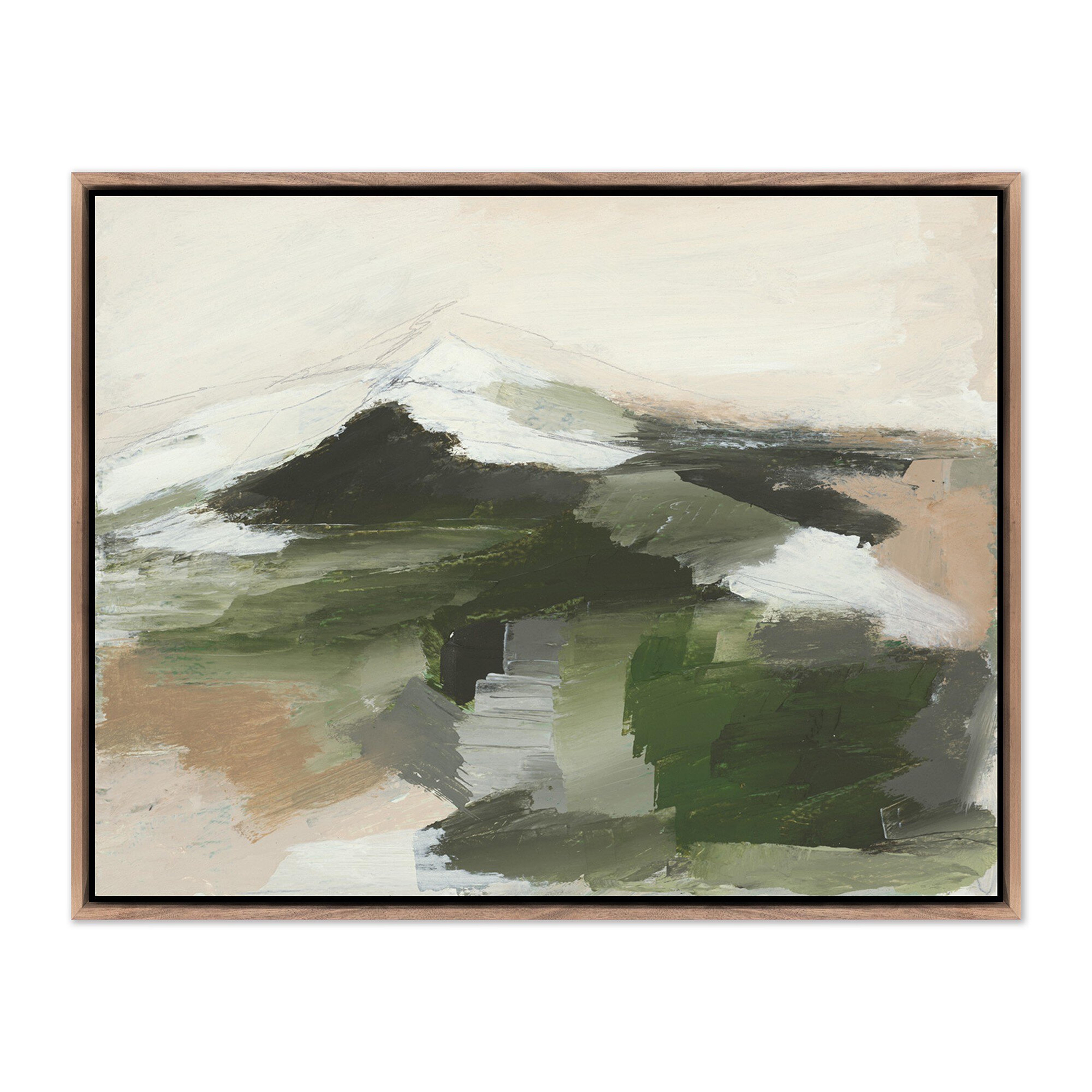 Quiet Splendor by Melanie Biehle - Rustic Walnut Floater - Four Hands