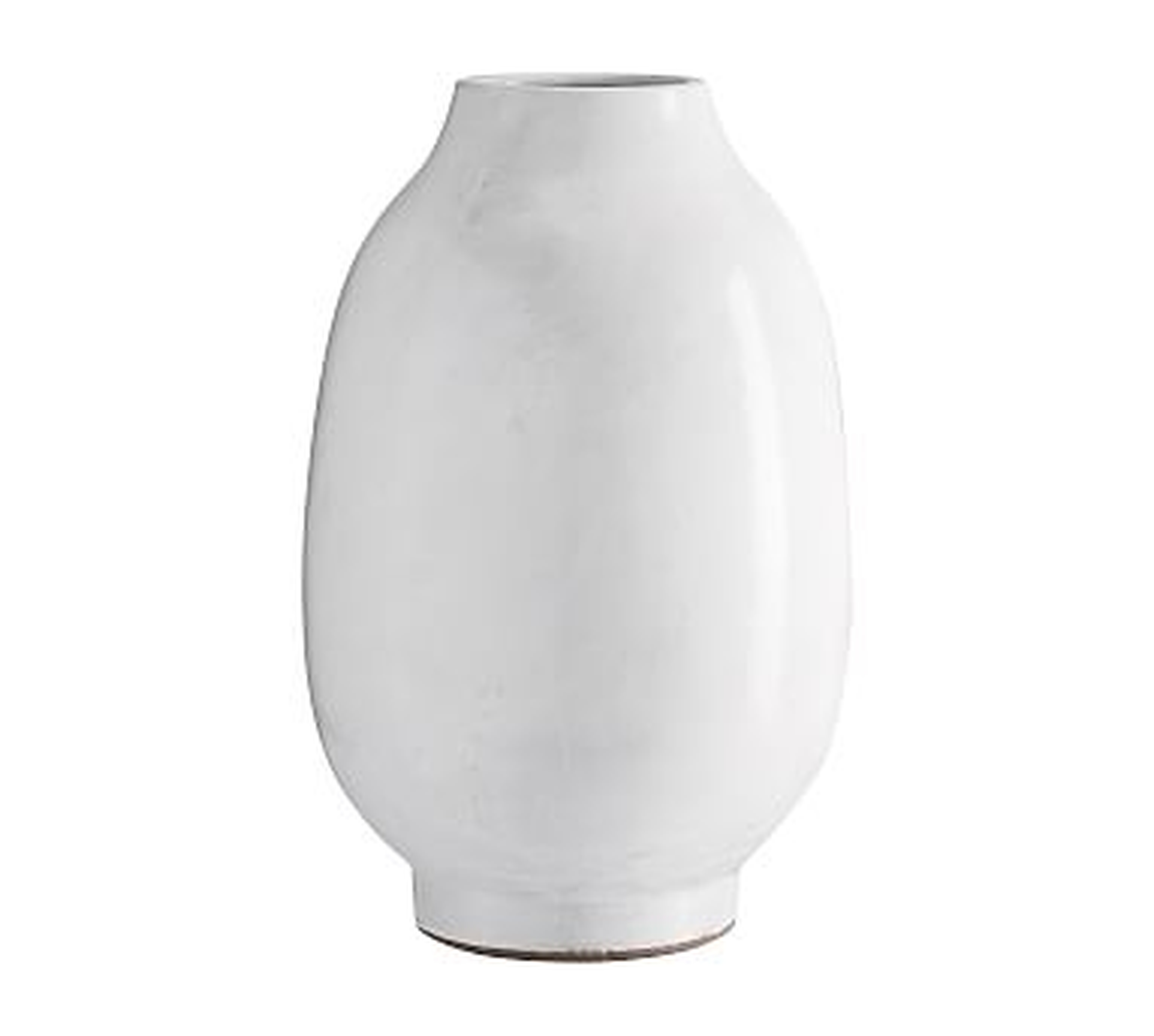 Quinn Ceramic Vase, White, Tall - Pottery Barn