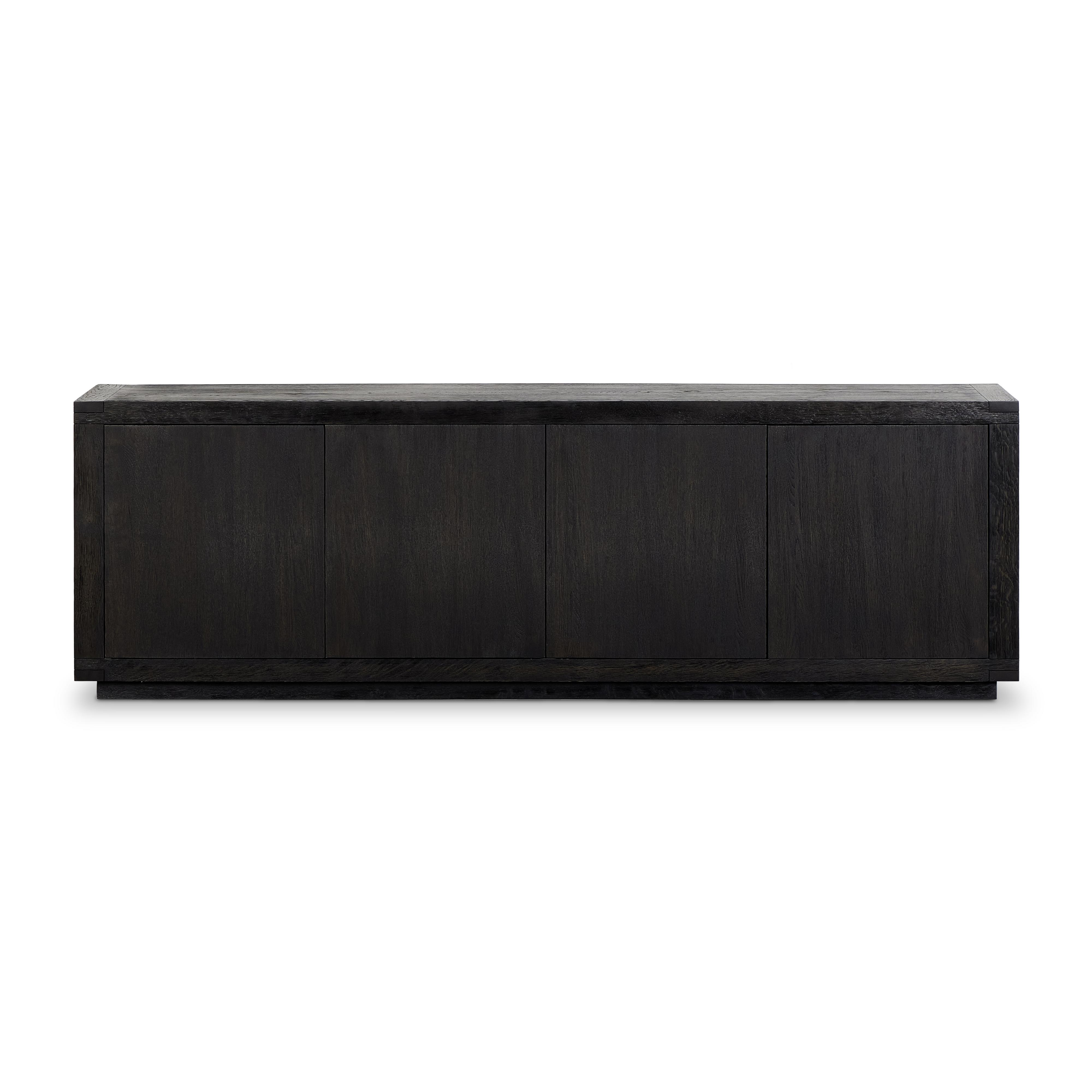 Warby Sideboard-Worn Black Oak - Four Hands