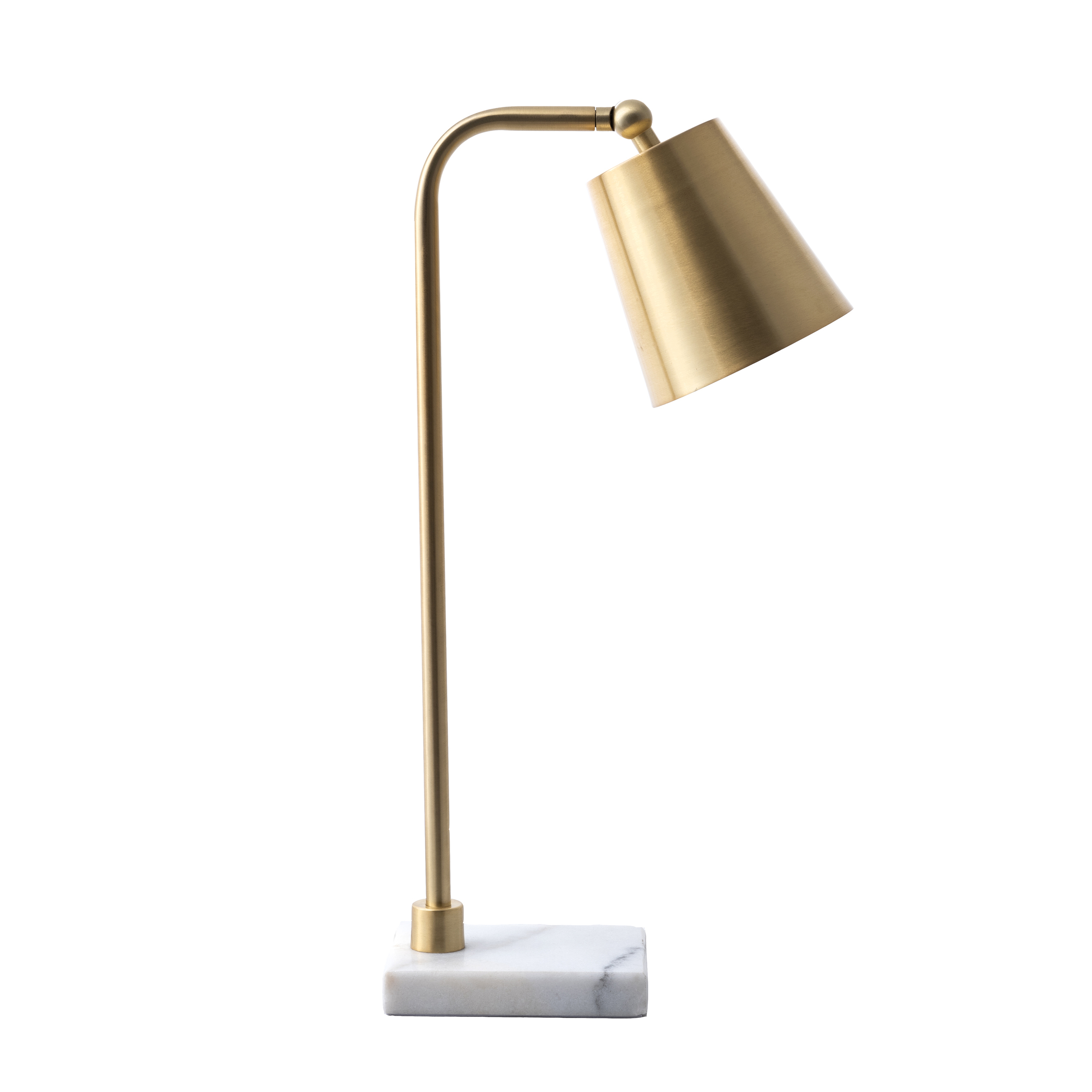 Lincoln Brass & Marble Table Lamp - Loom 23
