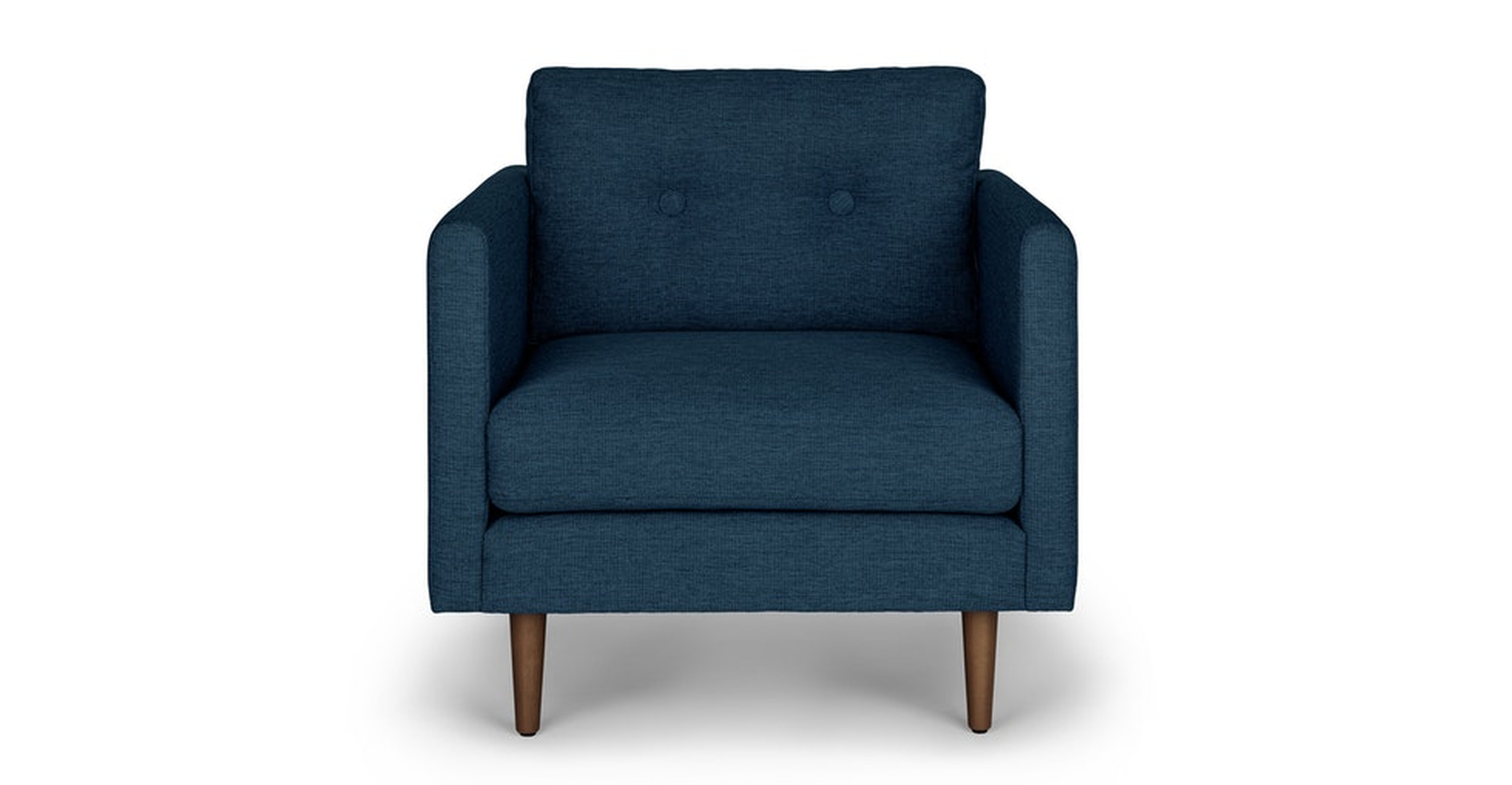 Anton Twilight Blue Lounge Chair - Article
