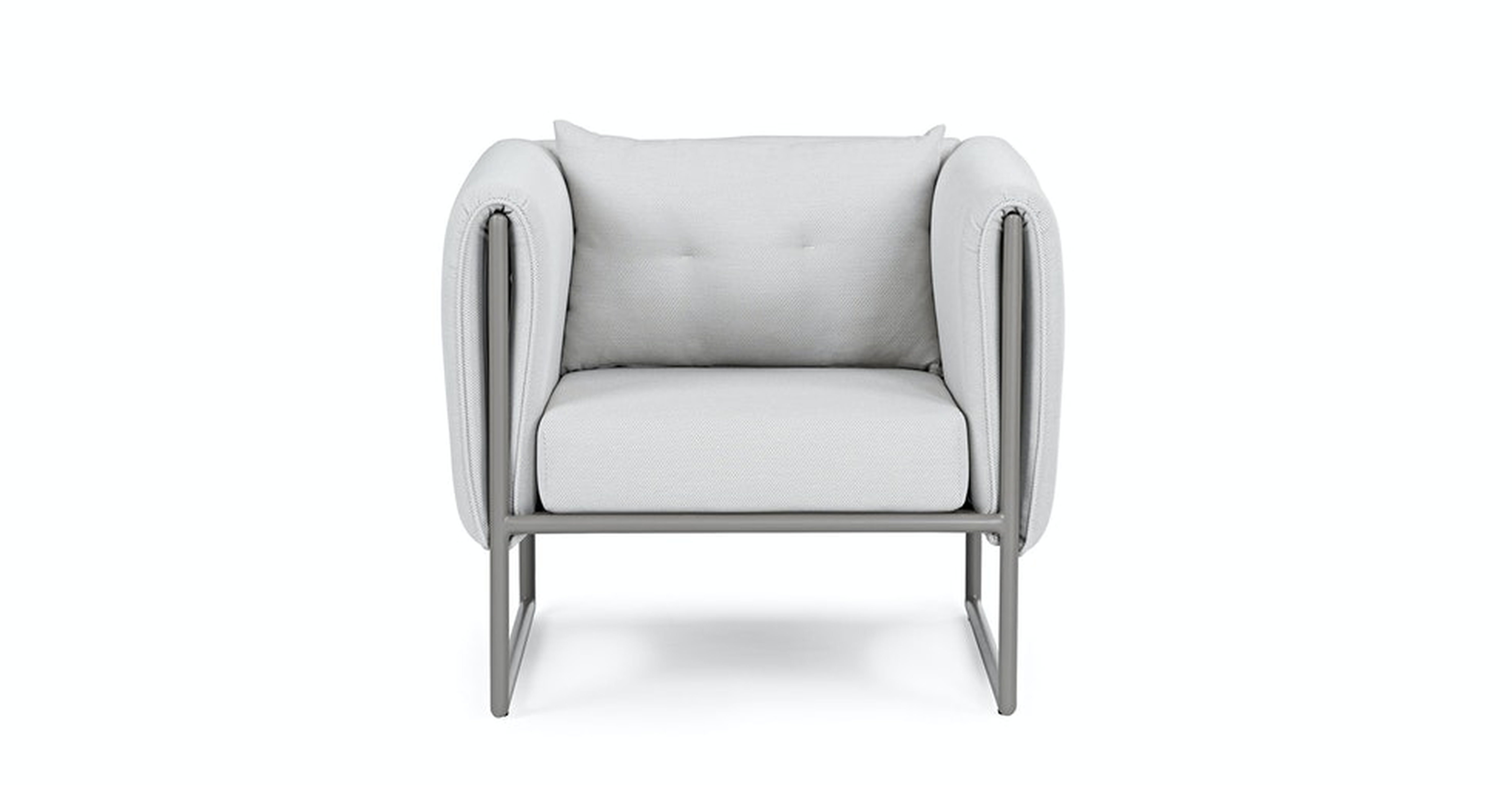 Ostara Whisper Gray Lounge Chair - Article