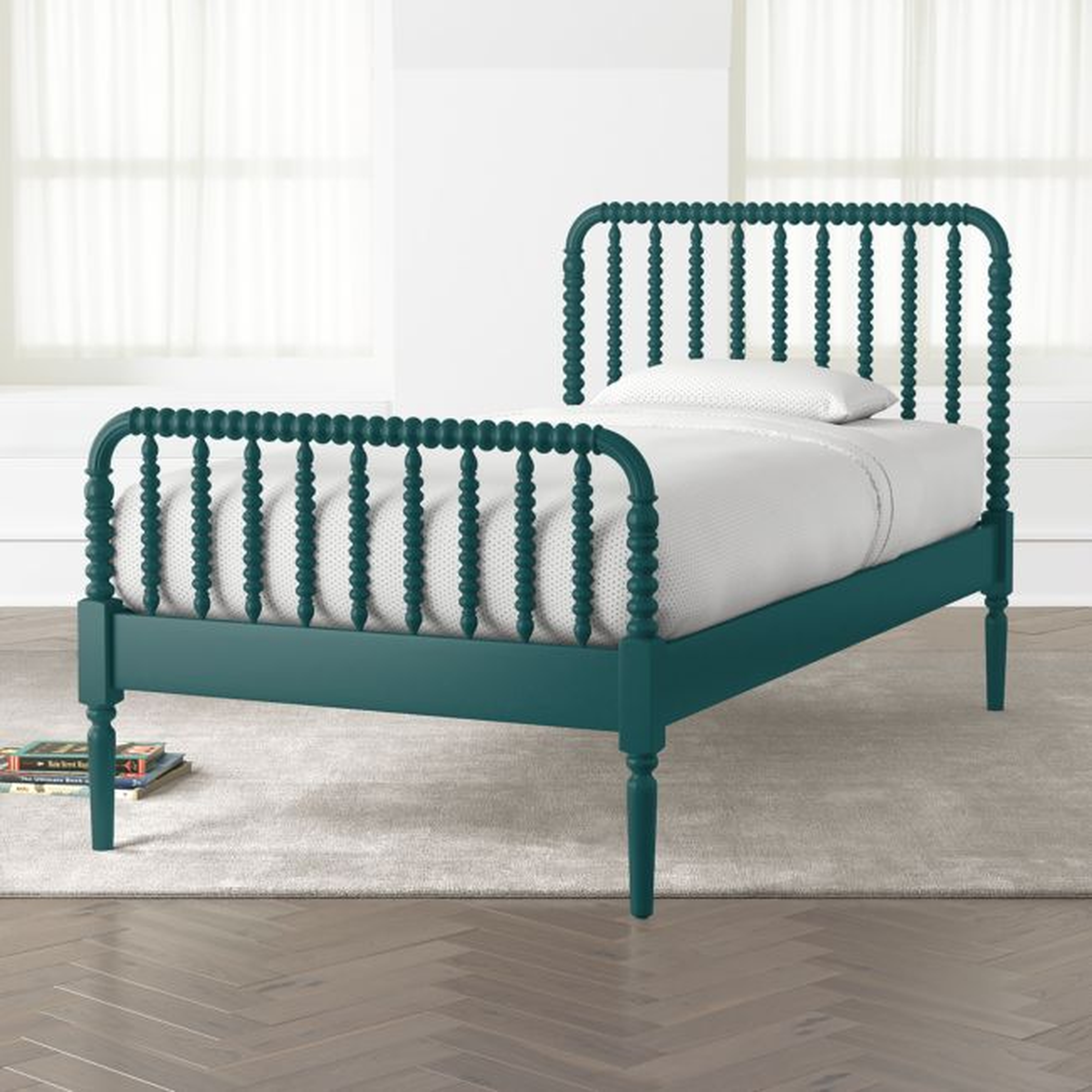 Jenny Lind Peacock Twin Bed - Crate and Barrel