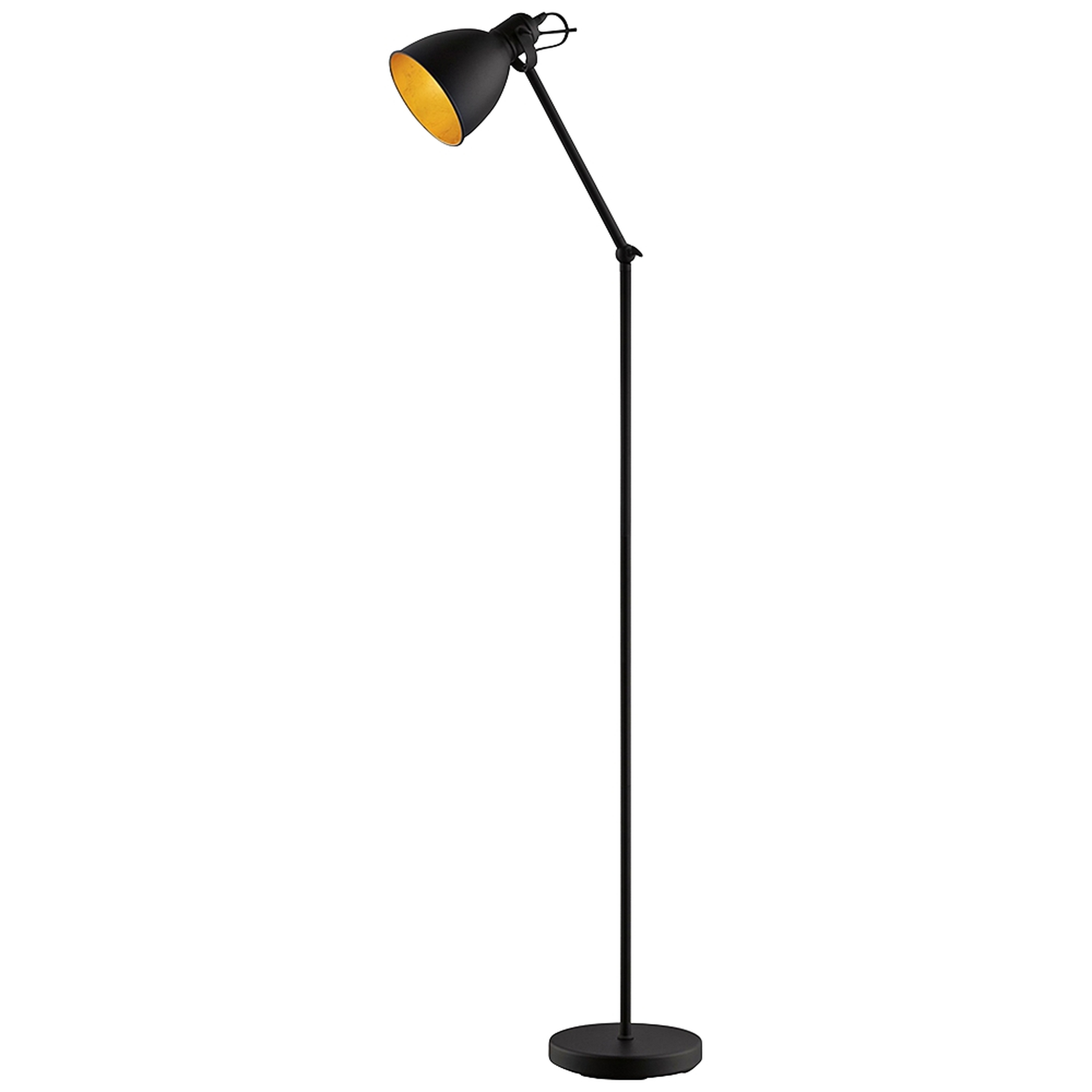 Eglo Priddy 2 Black Metal Adjustable Floor Lamp - Style # 91Y70 - Lamps Plus
