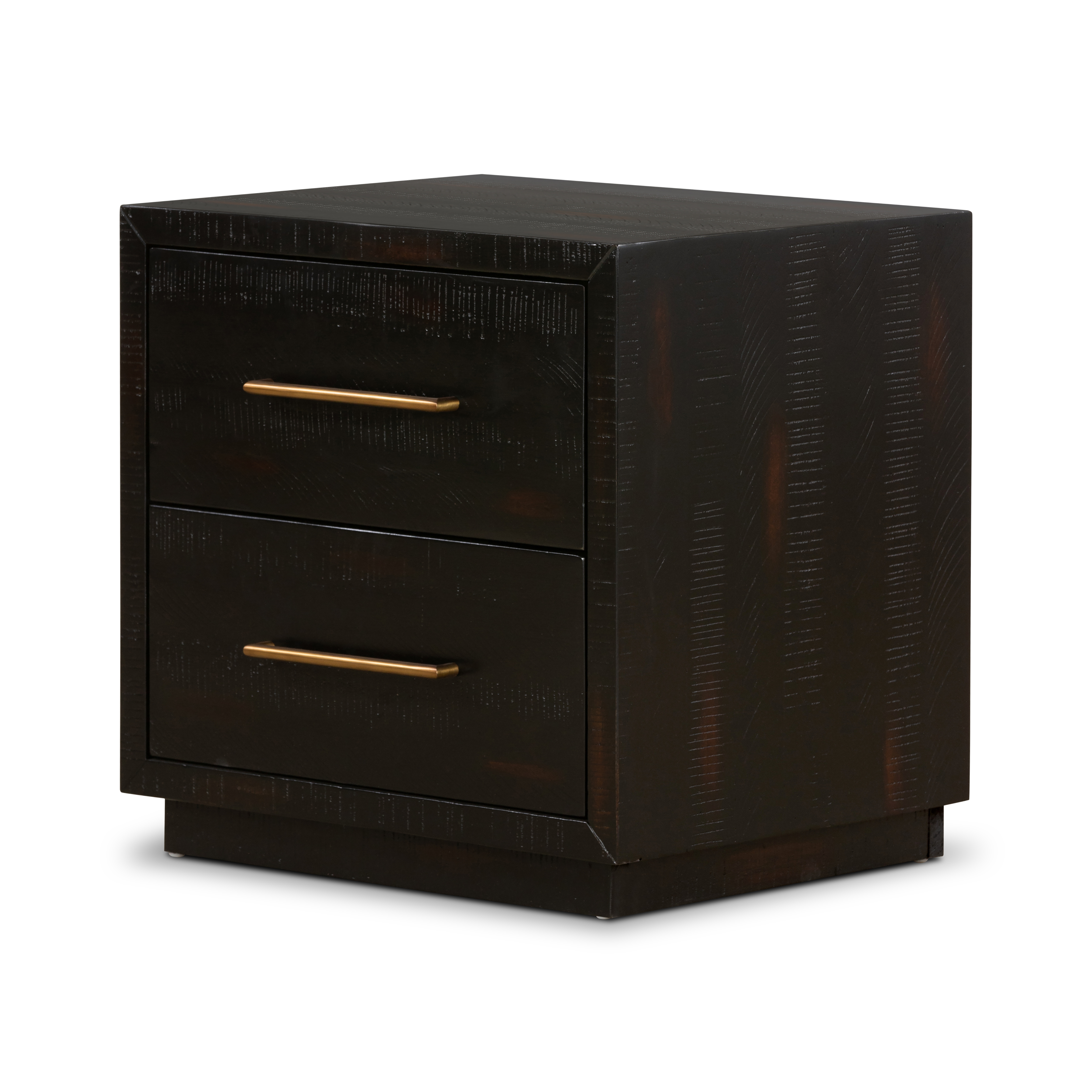 Suki Nightstand-Burnished Black - Four Hands