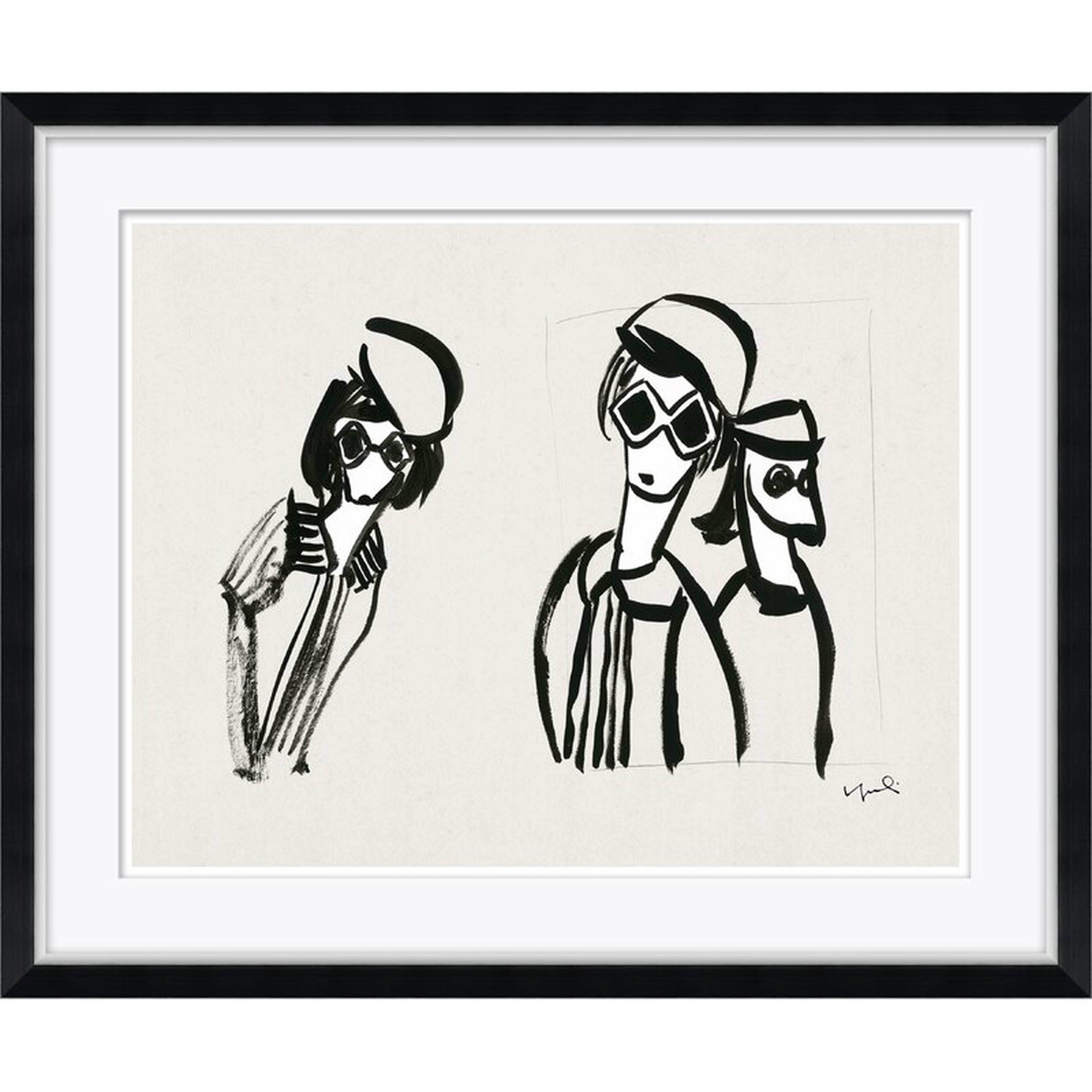 Soicher Marin Finn and Ivy Cool Kids - Picture Frame Painting on Paper - Perigold