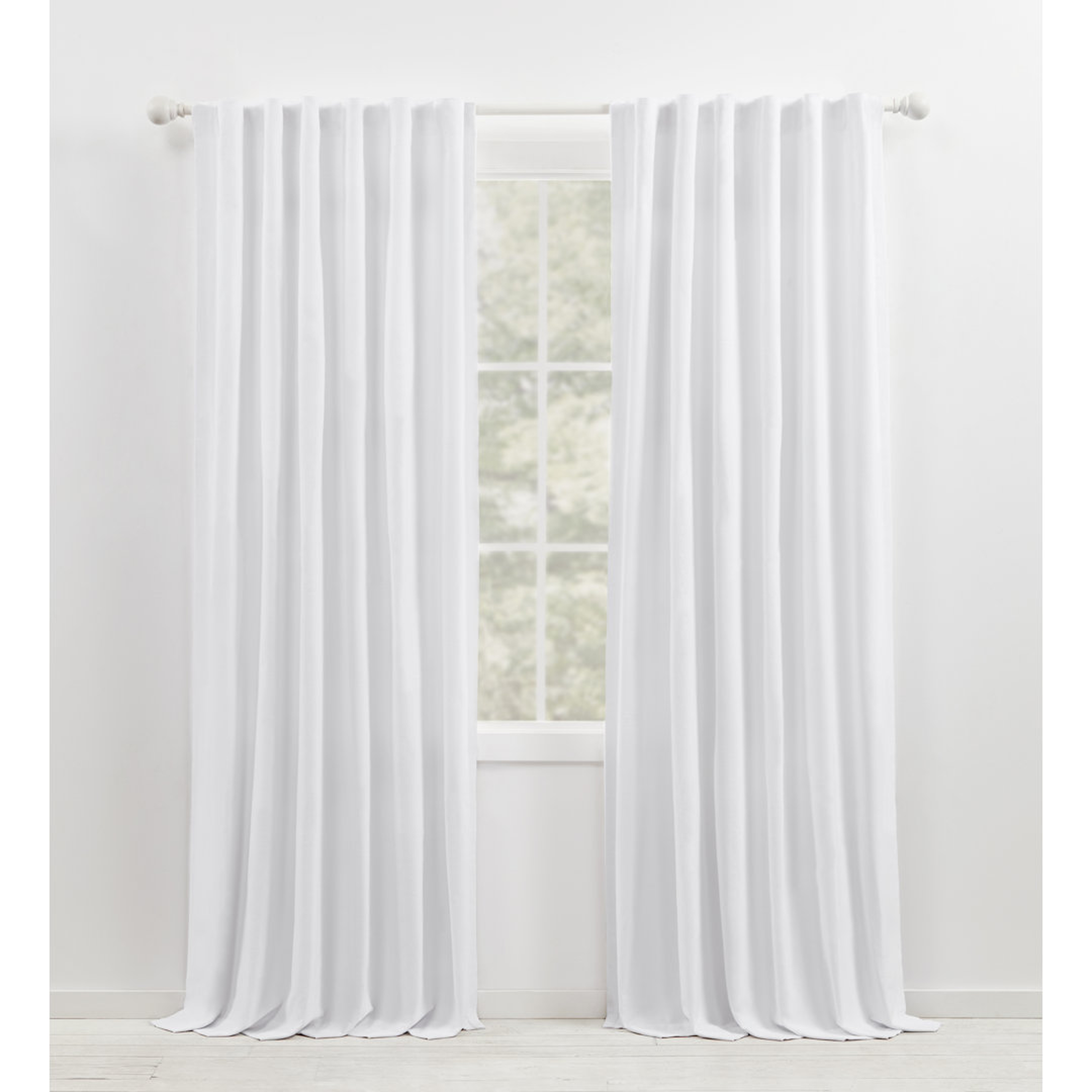 "Lauren Ralph Lauren Velvety Solid Room Darkening 100% Cotton Curtain Panel" - Perigold
