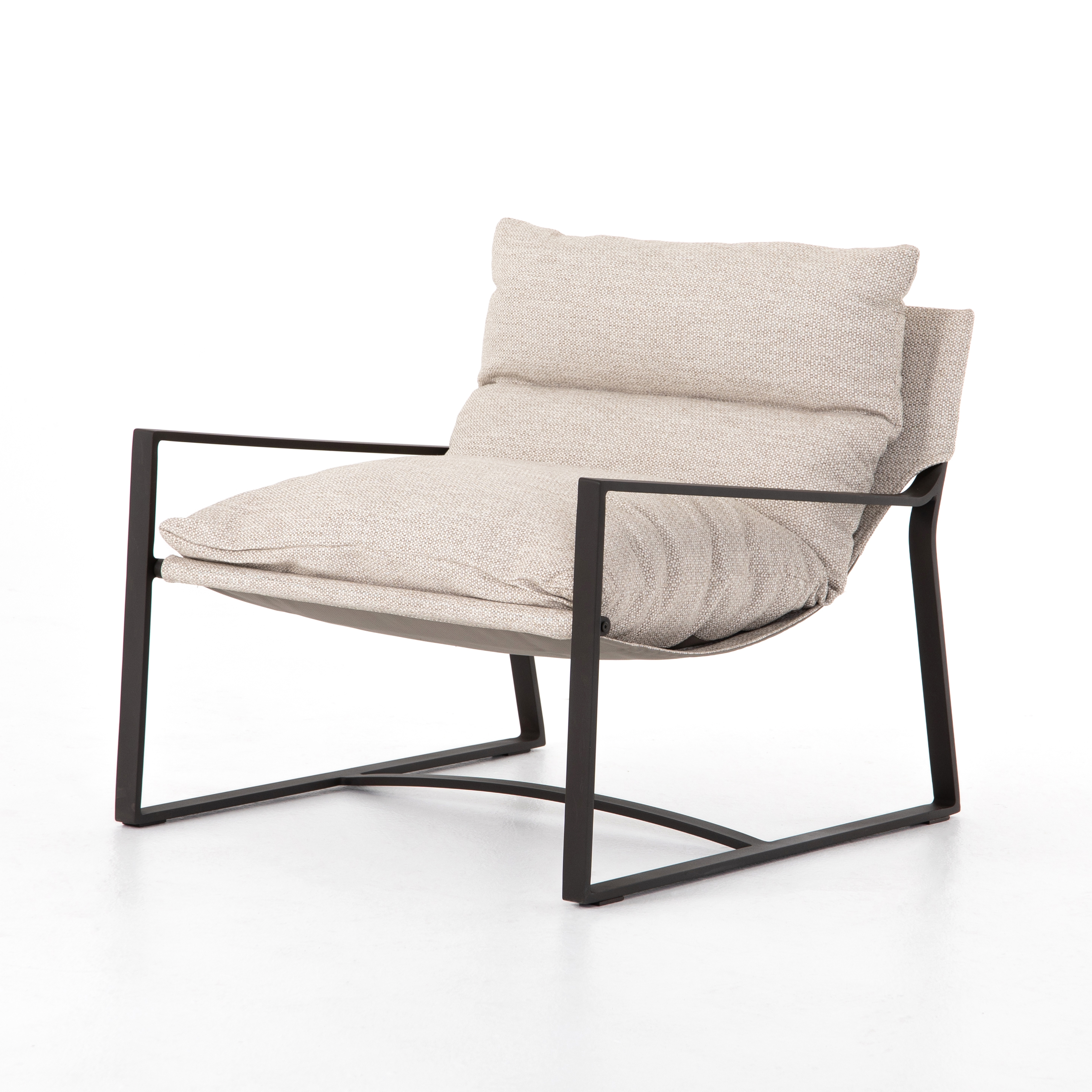 Avon Outdoor Sling Chair-Bronze/Sand - Four Hands
