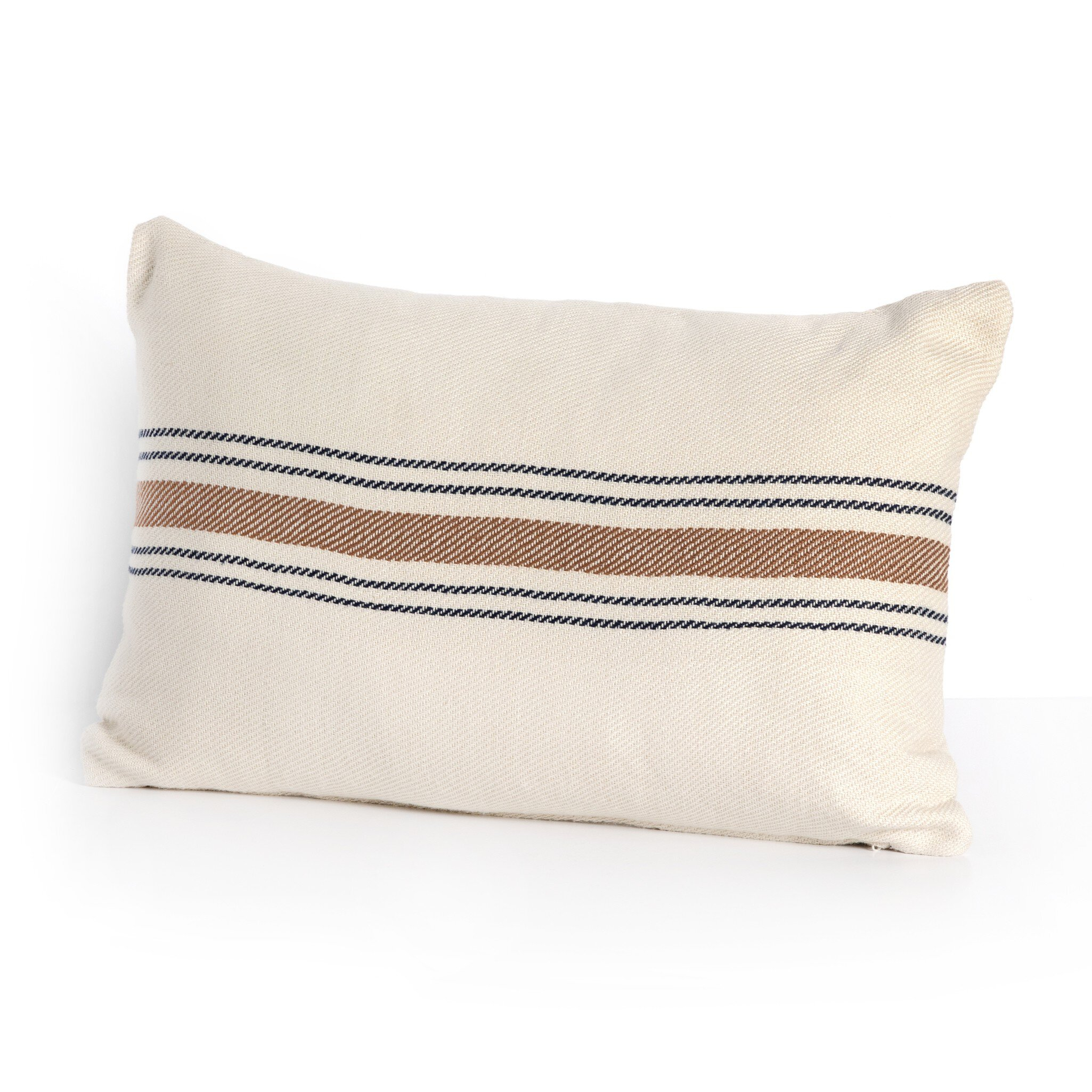 Dashel Long Stripe Outdr Pillow - Long Gold Stripe - Four Hands