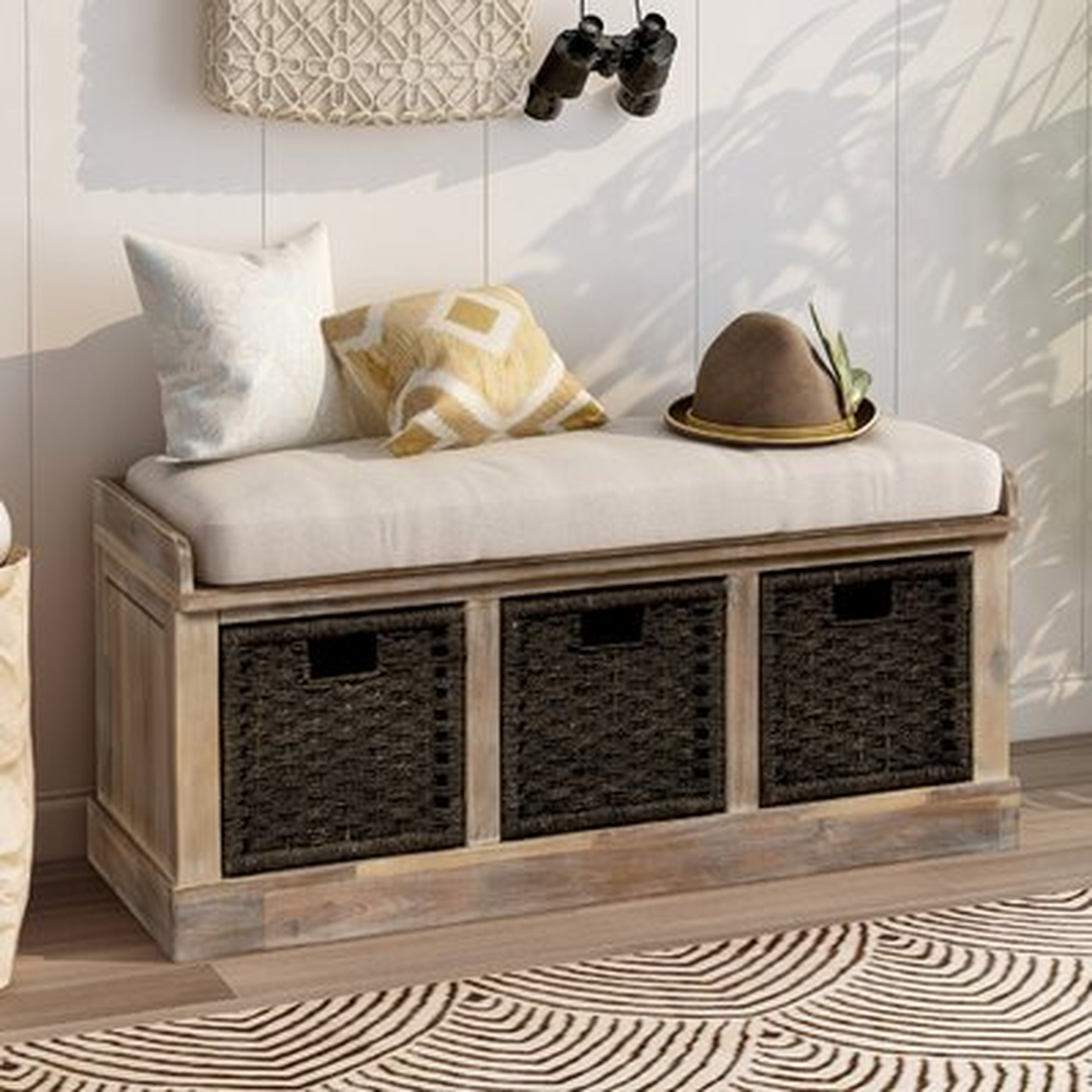Vega Drawer Storage Bench - Wayfair