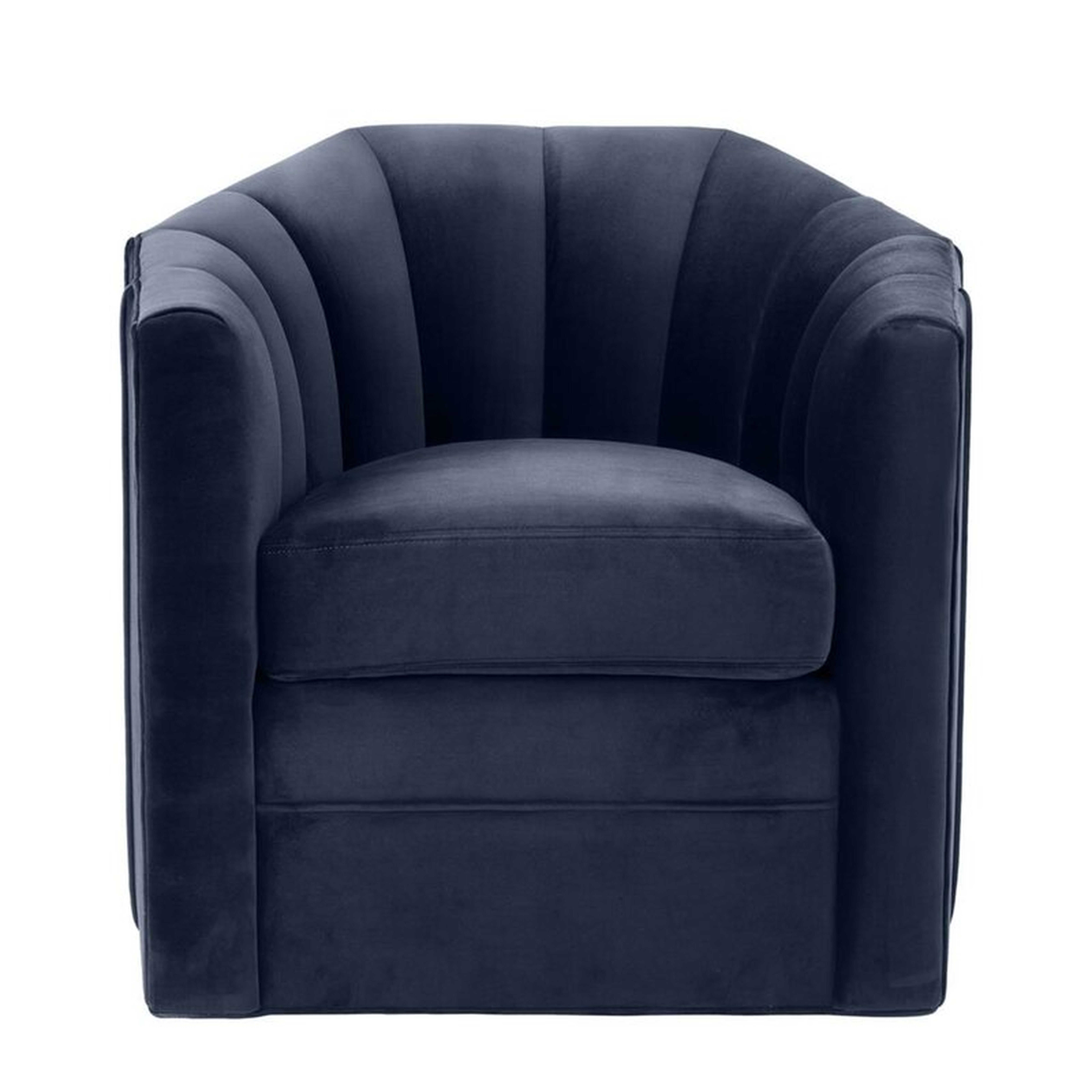 Delancey Barrel Chair Upholstery Color: Blue - Perigold