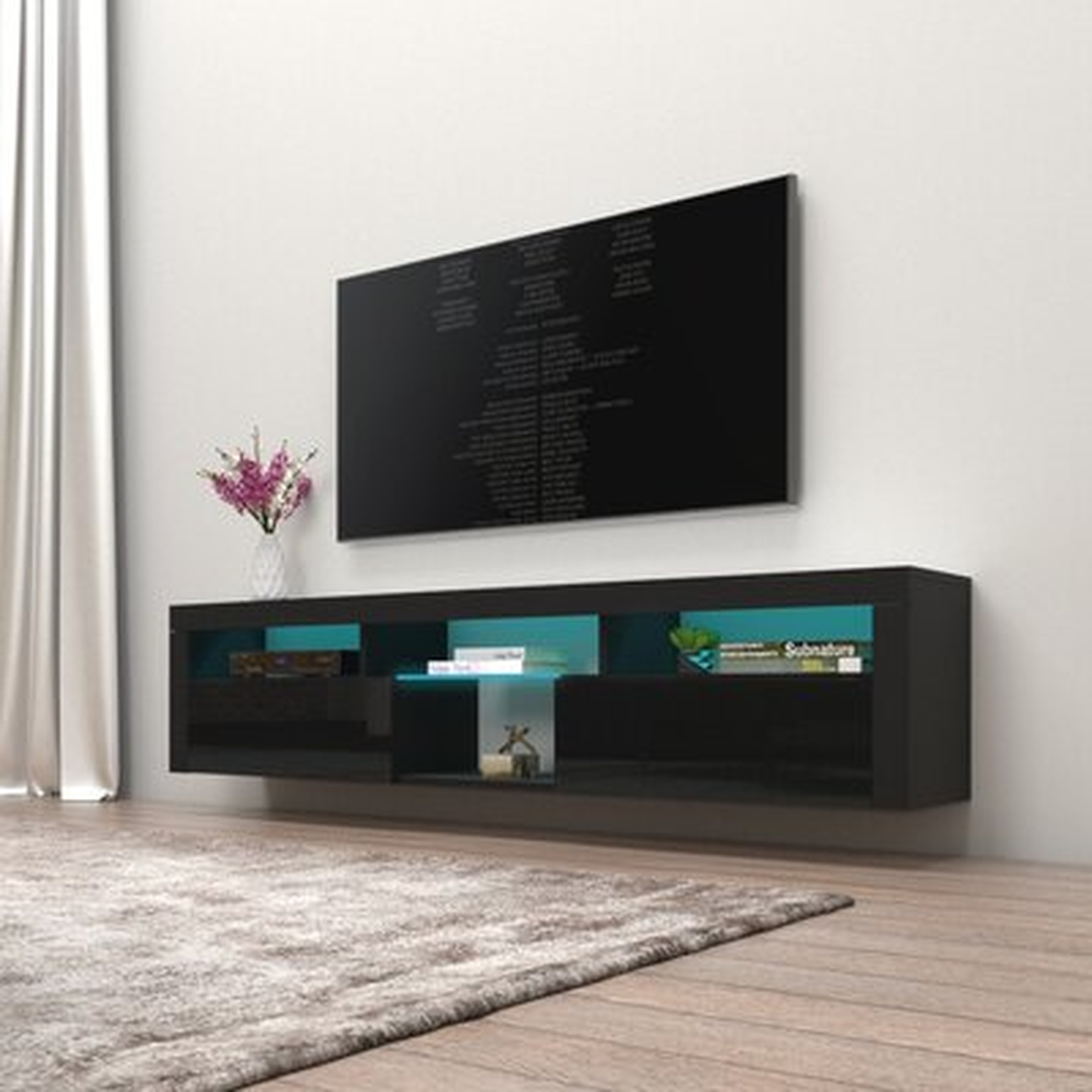 Sabacky Floating TV Stand for TVs up to 88" - Wayfair