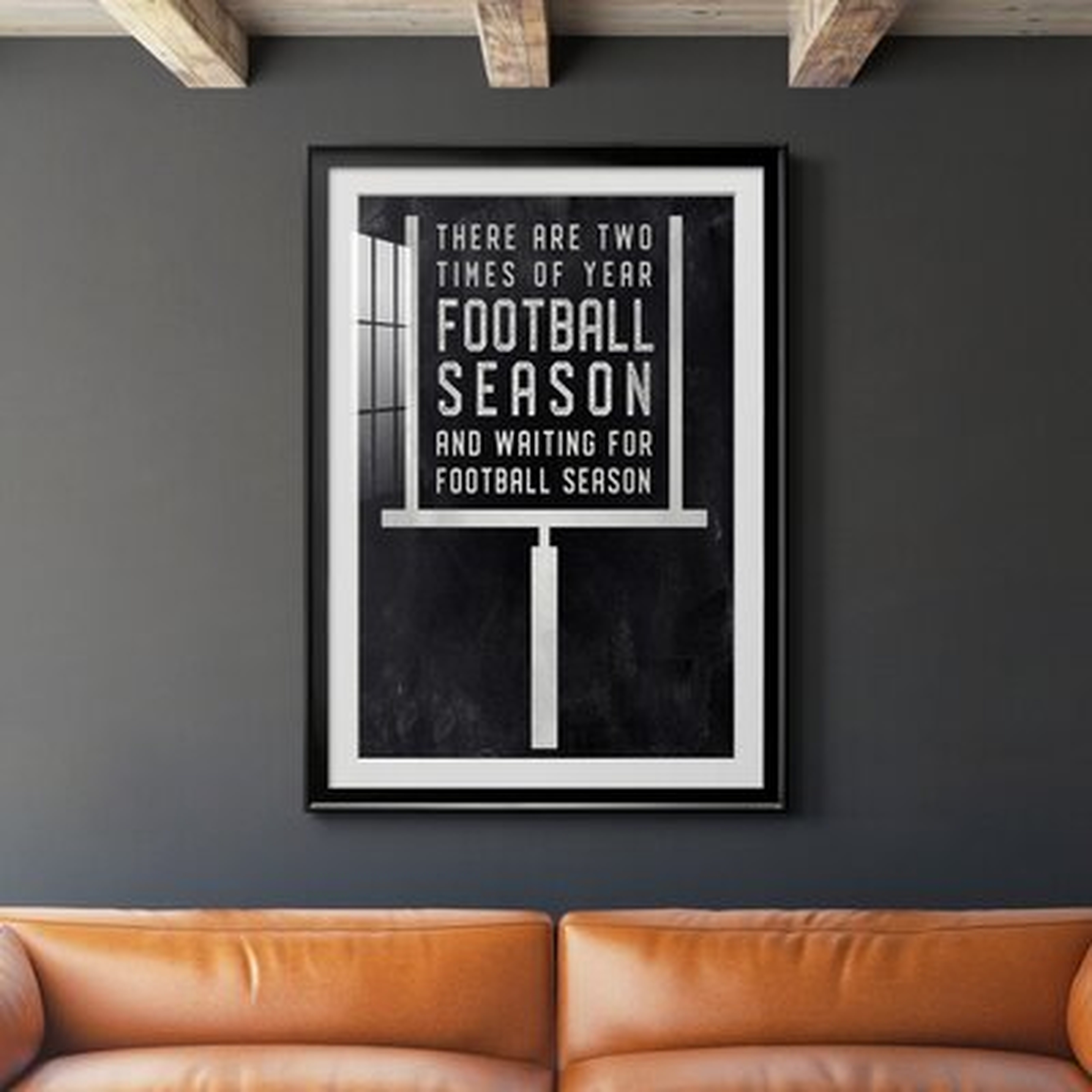 Football Season - Picture Frame Textual Art - Wayfair