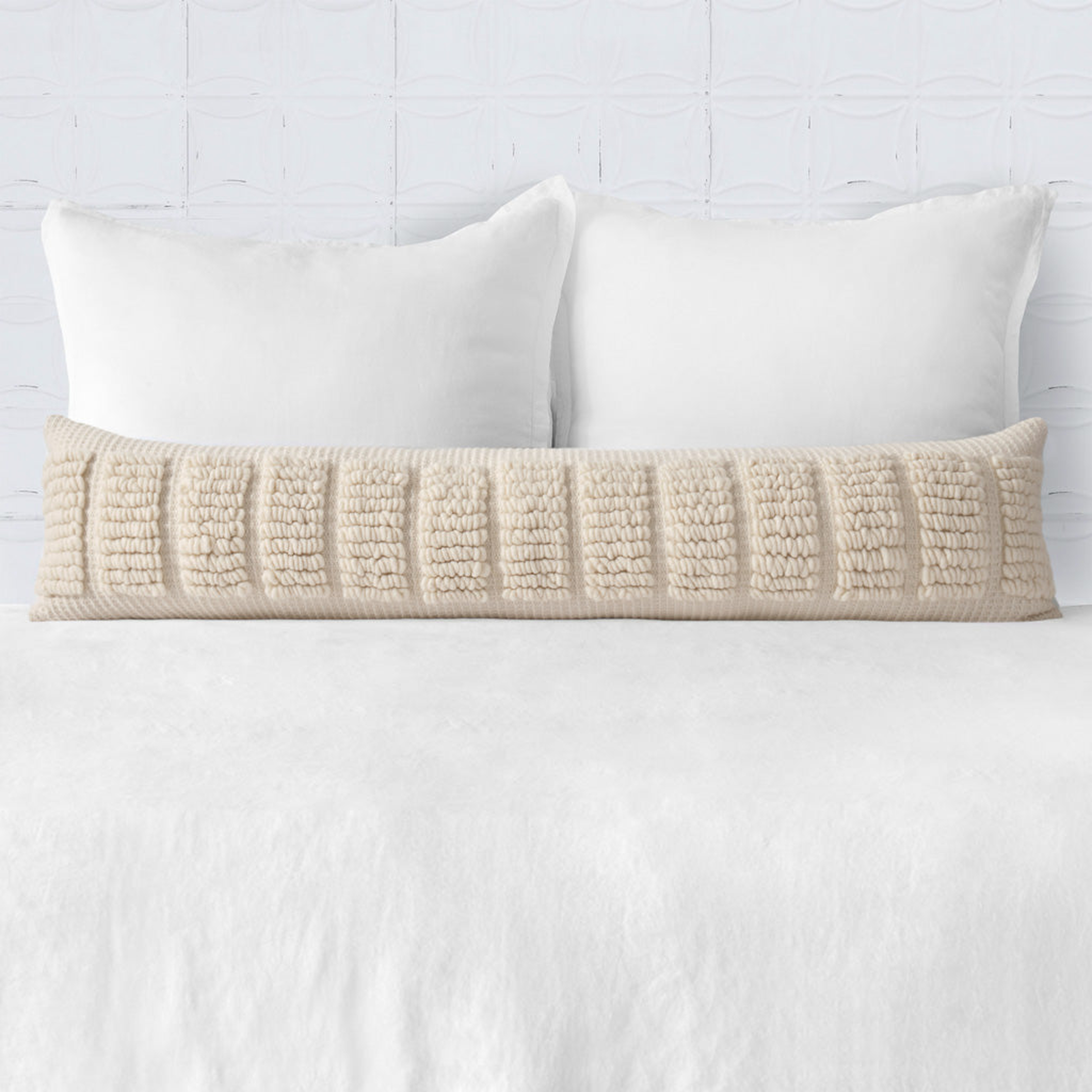 The Citizenry Sueño Lumbar Pillow | Ecru - The Citizenry