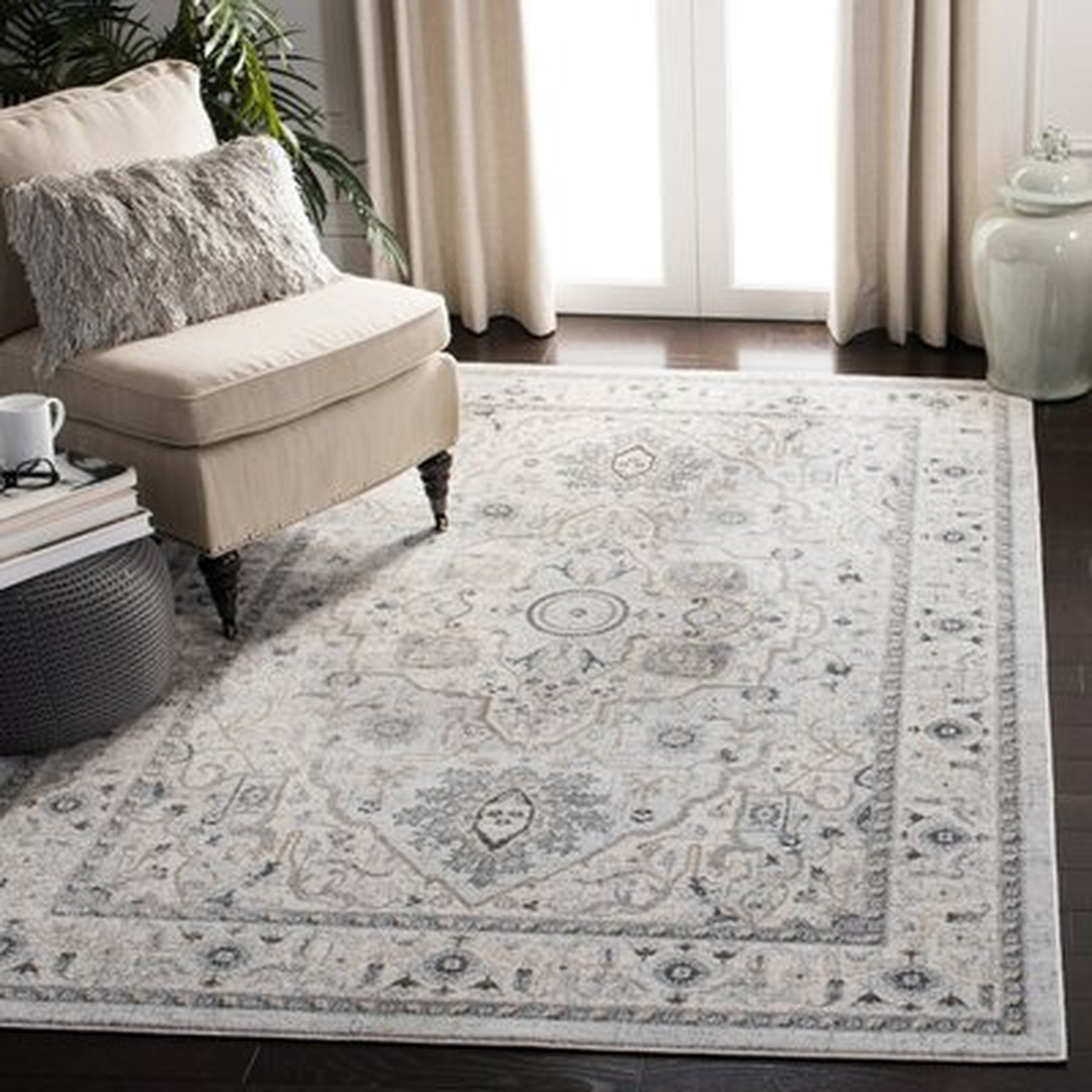 Dominica Ivory Area Rug - Wayfair