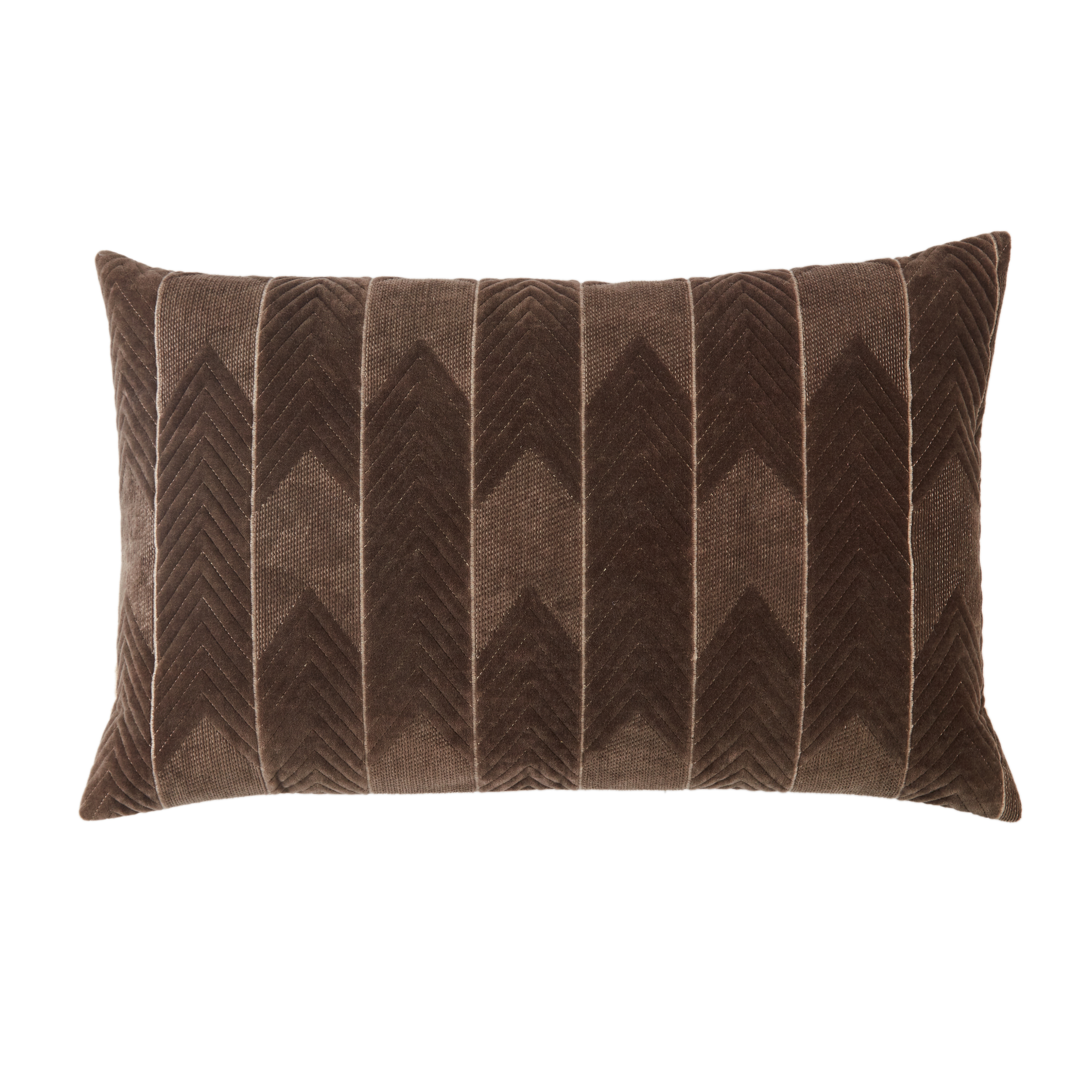 Design (US) Dark Taupe 16"X24" Pillow - Collective Weavers