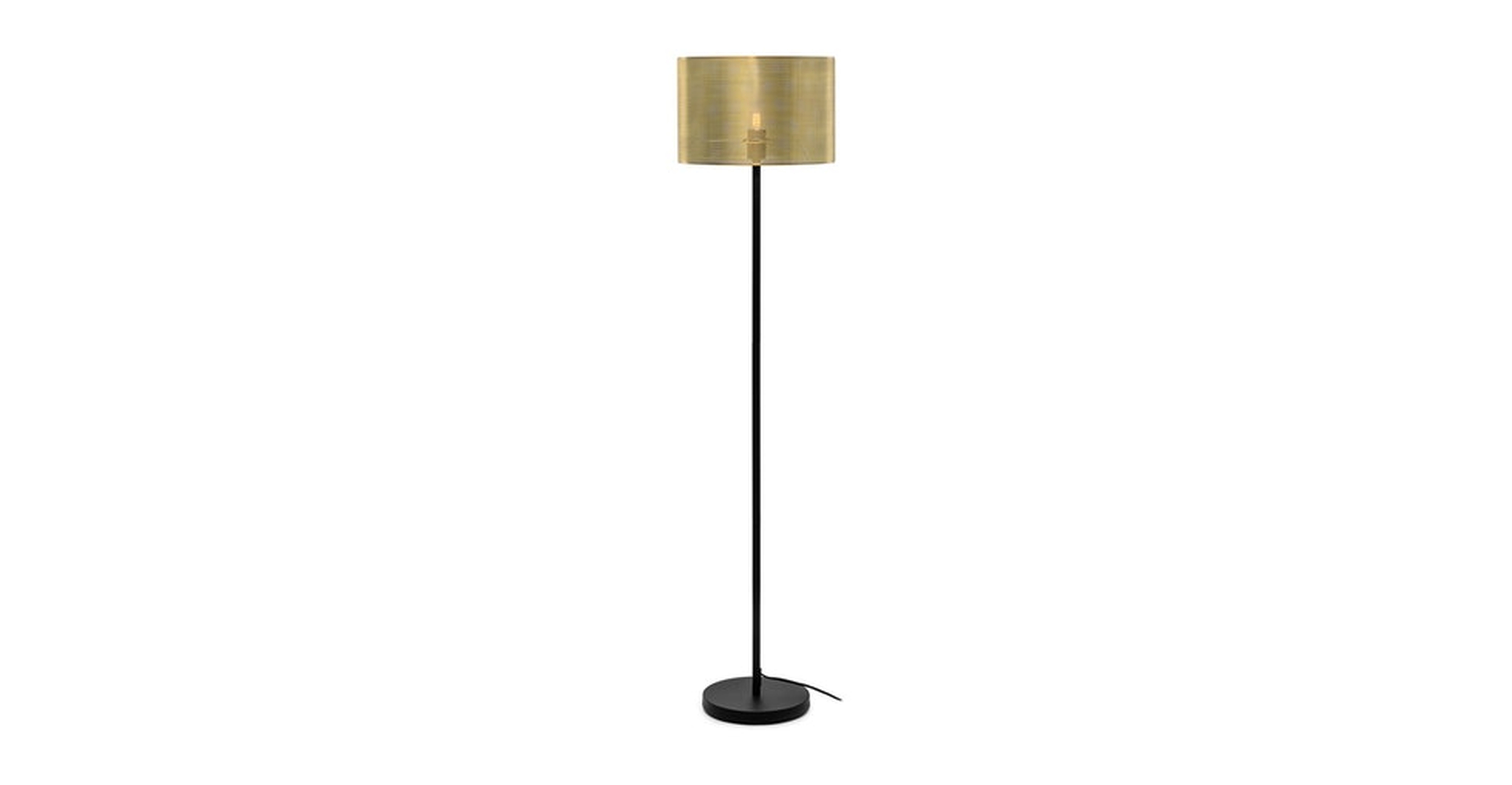 Perforate Brass Floor Lamp - Article