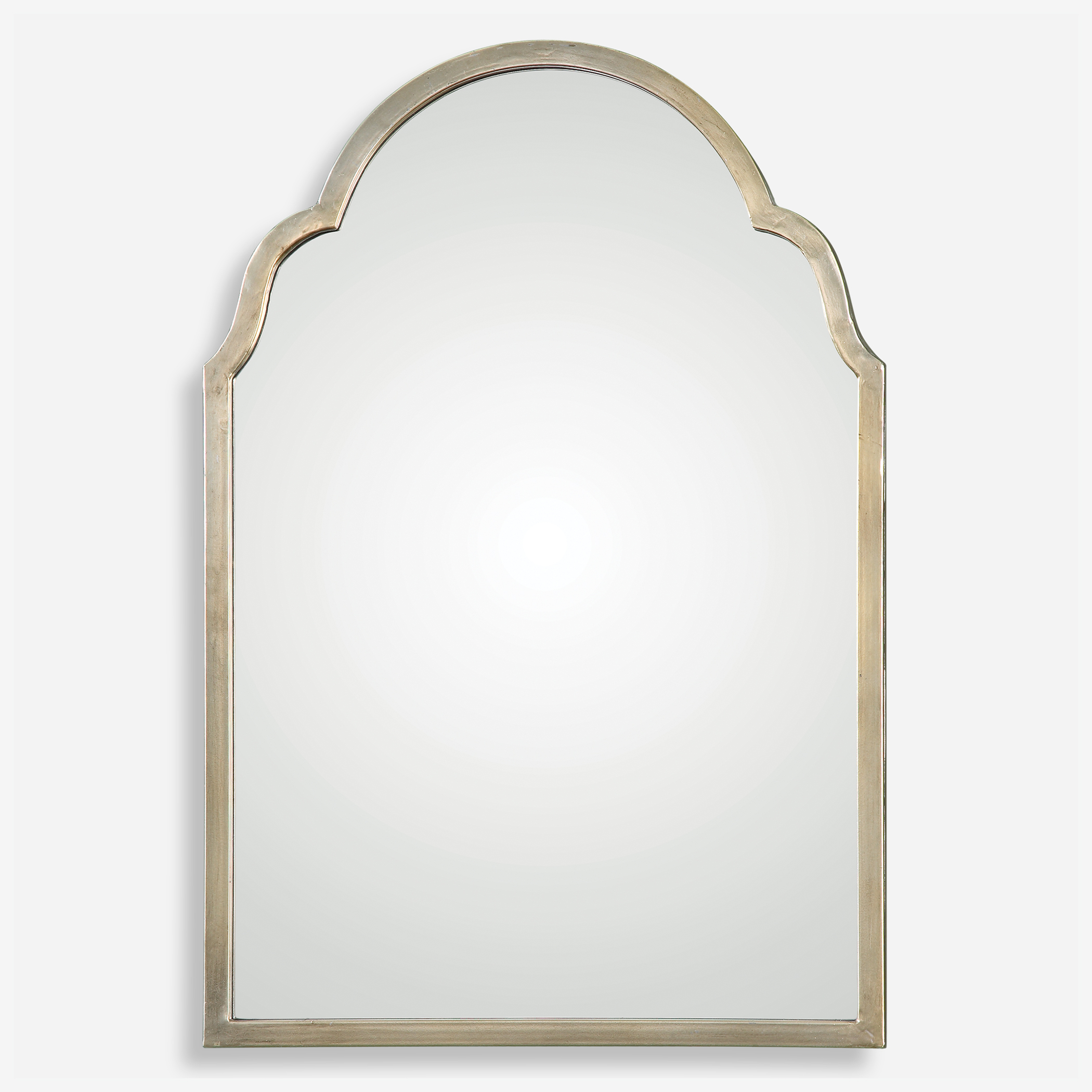 Brayden Petite Silver Arch Mirror - Uttermost