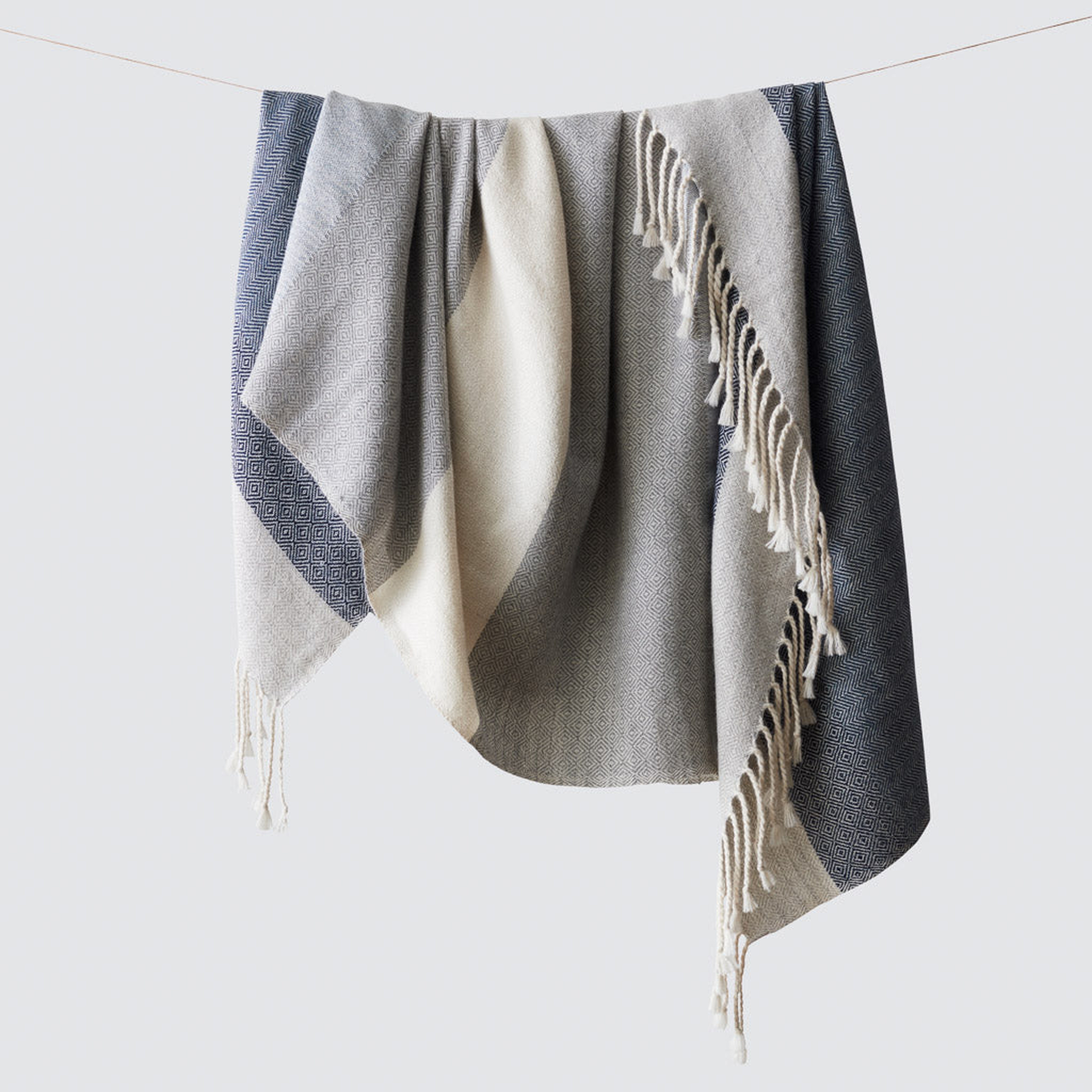The Citizenry Cascada Alpaca Throw | Grey - The Citizenry