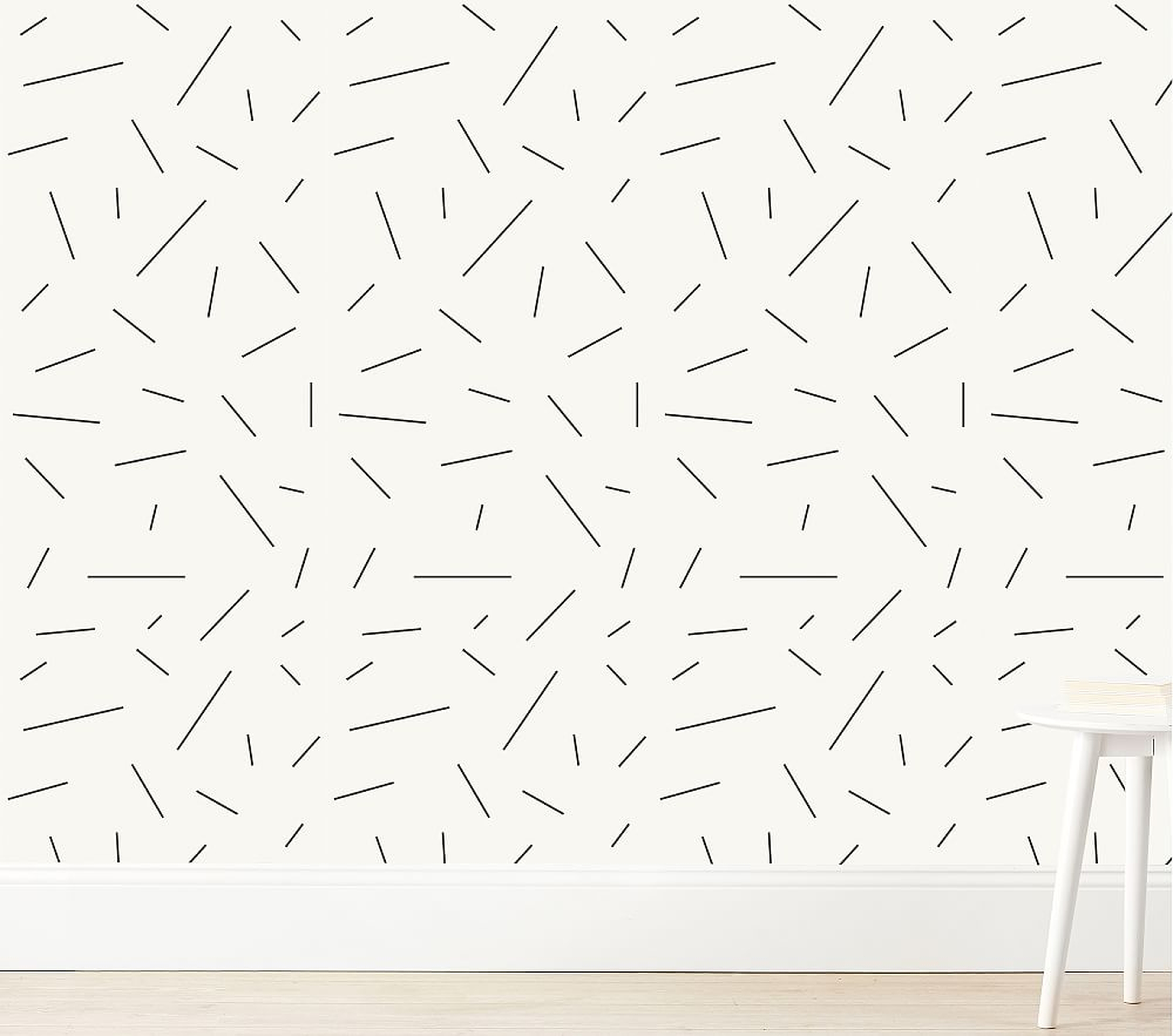 Chasing Paper Long Lines Wall Paper - Pottery Barn Kids