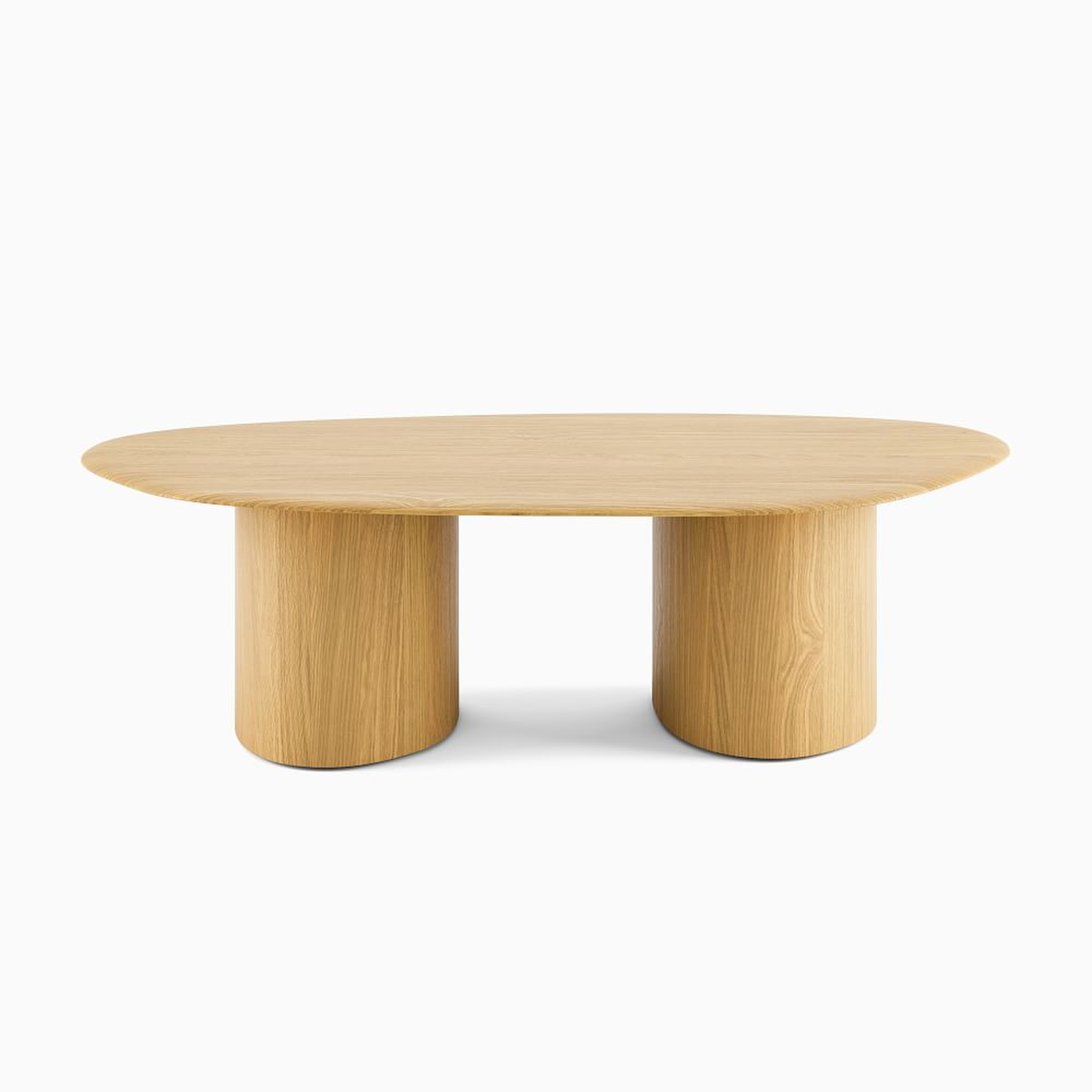 Organic Modular Table, Sand on Oak, Large - West Elm