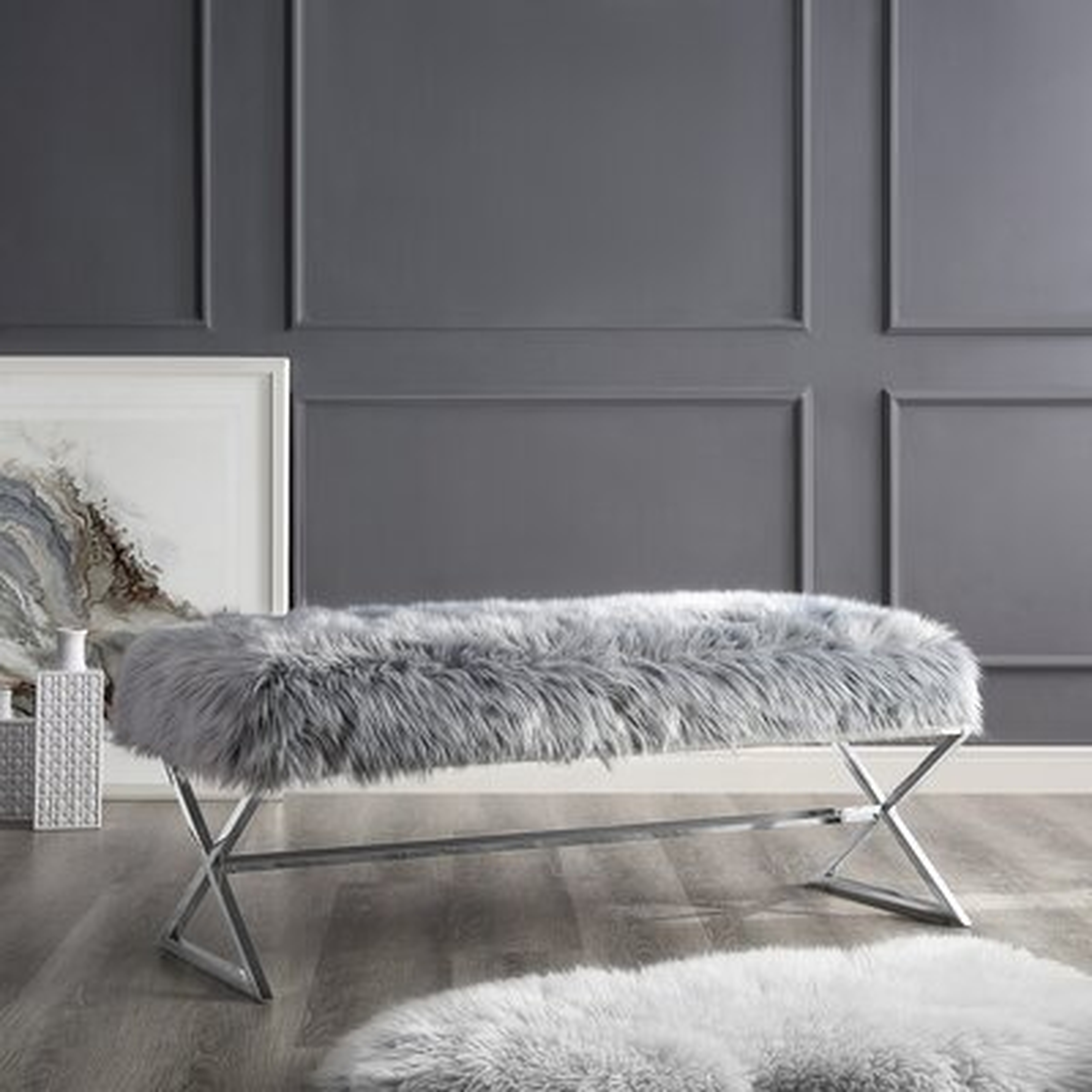 Evonne Upholstered Bench - Wayfair