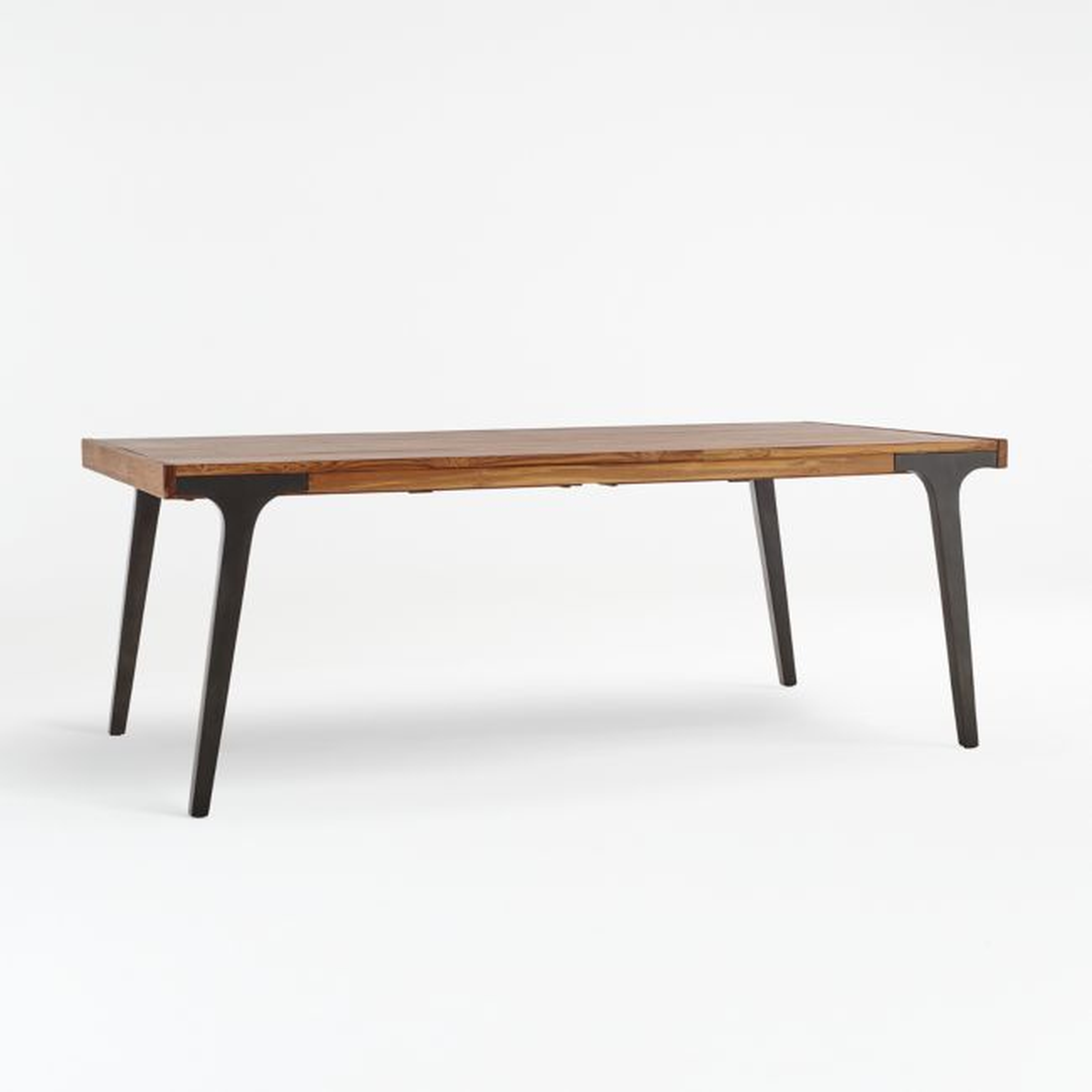Lakin 81"-119" Teak Extendable Dining Table - Crate and Barrel