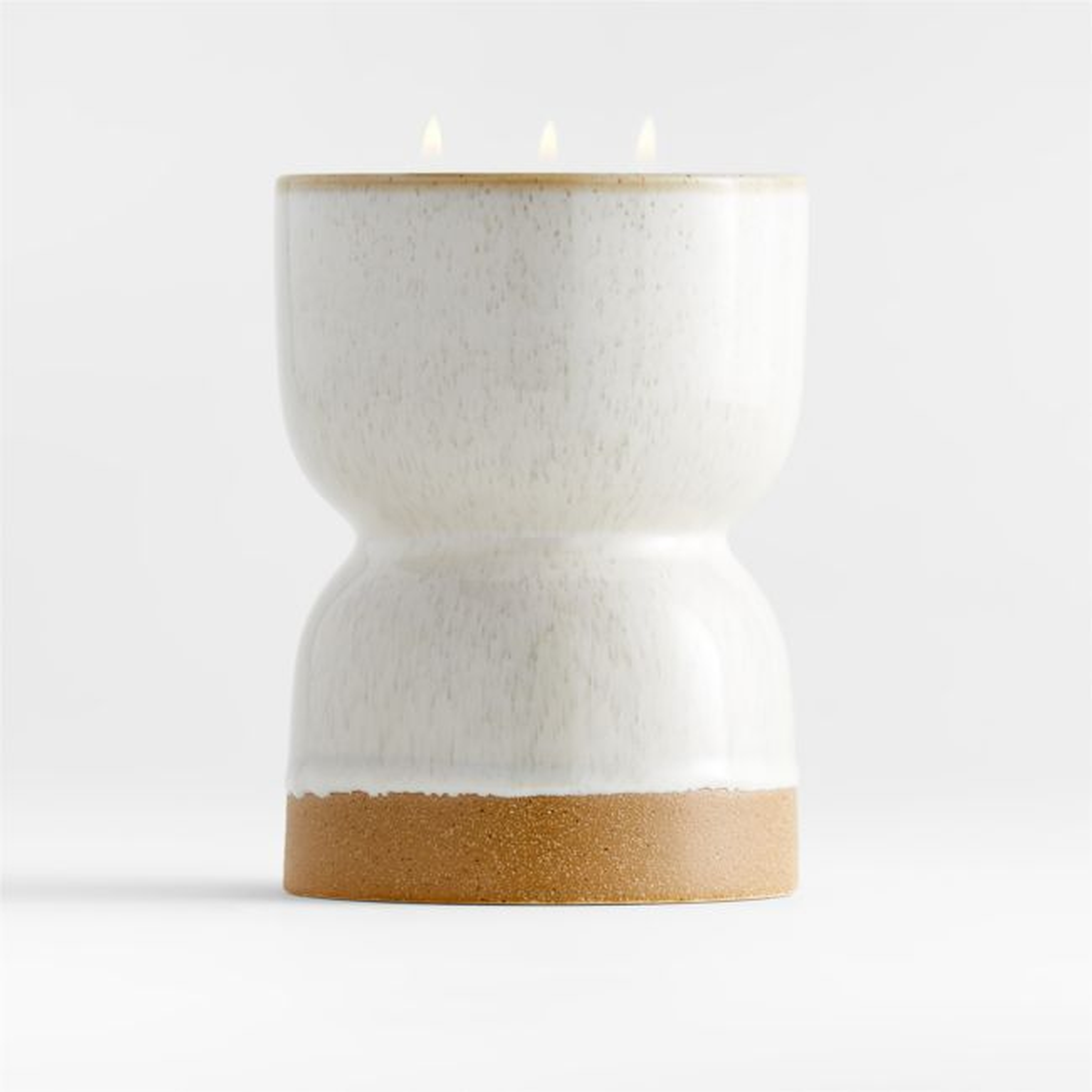 Mandarin, Frankincense, Clove 3 Wick Scented Candle - Crate and Barrel