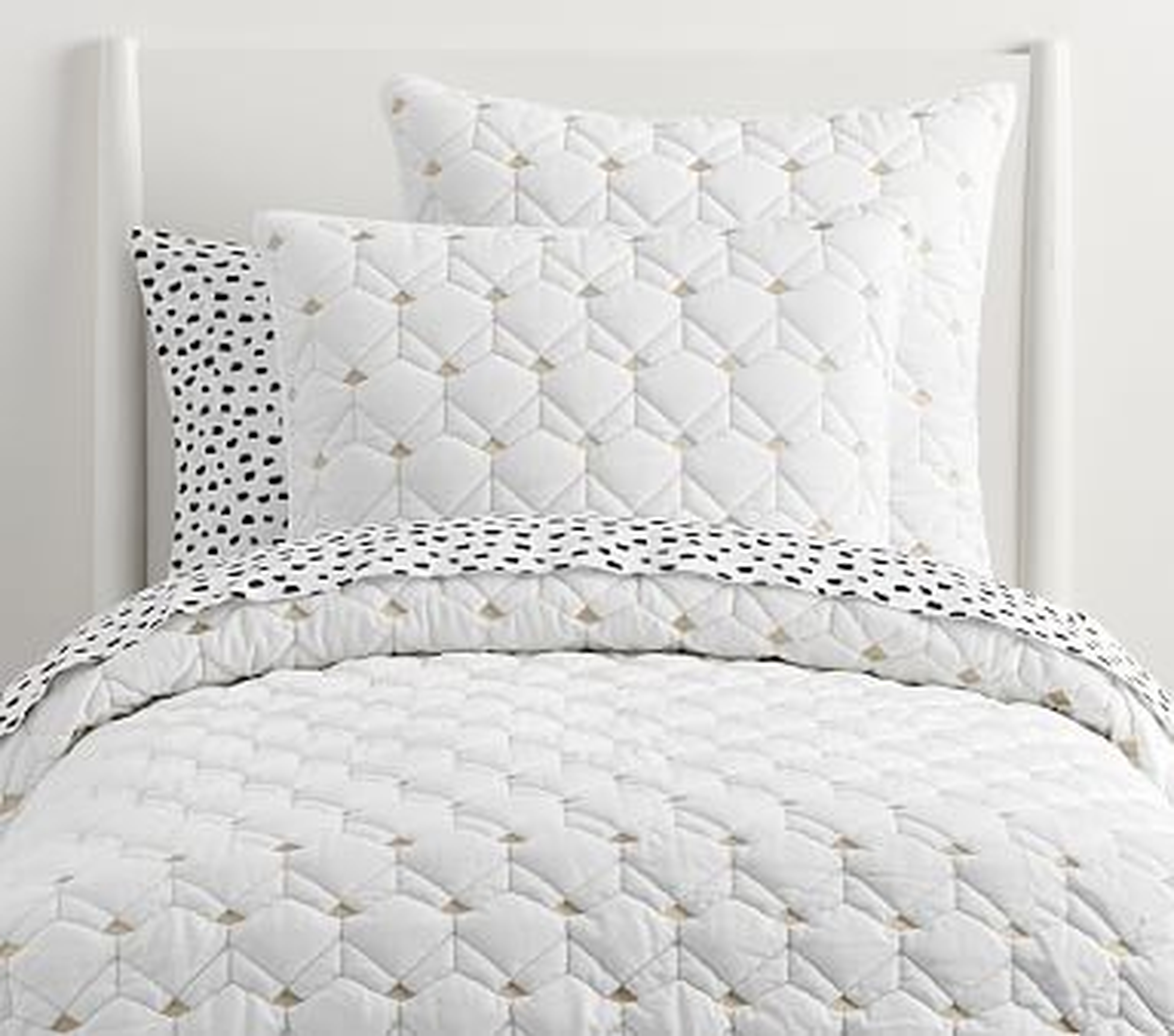 Coco Quilt, Full/Queen, Ivory - Pottery Barn Kids