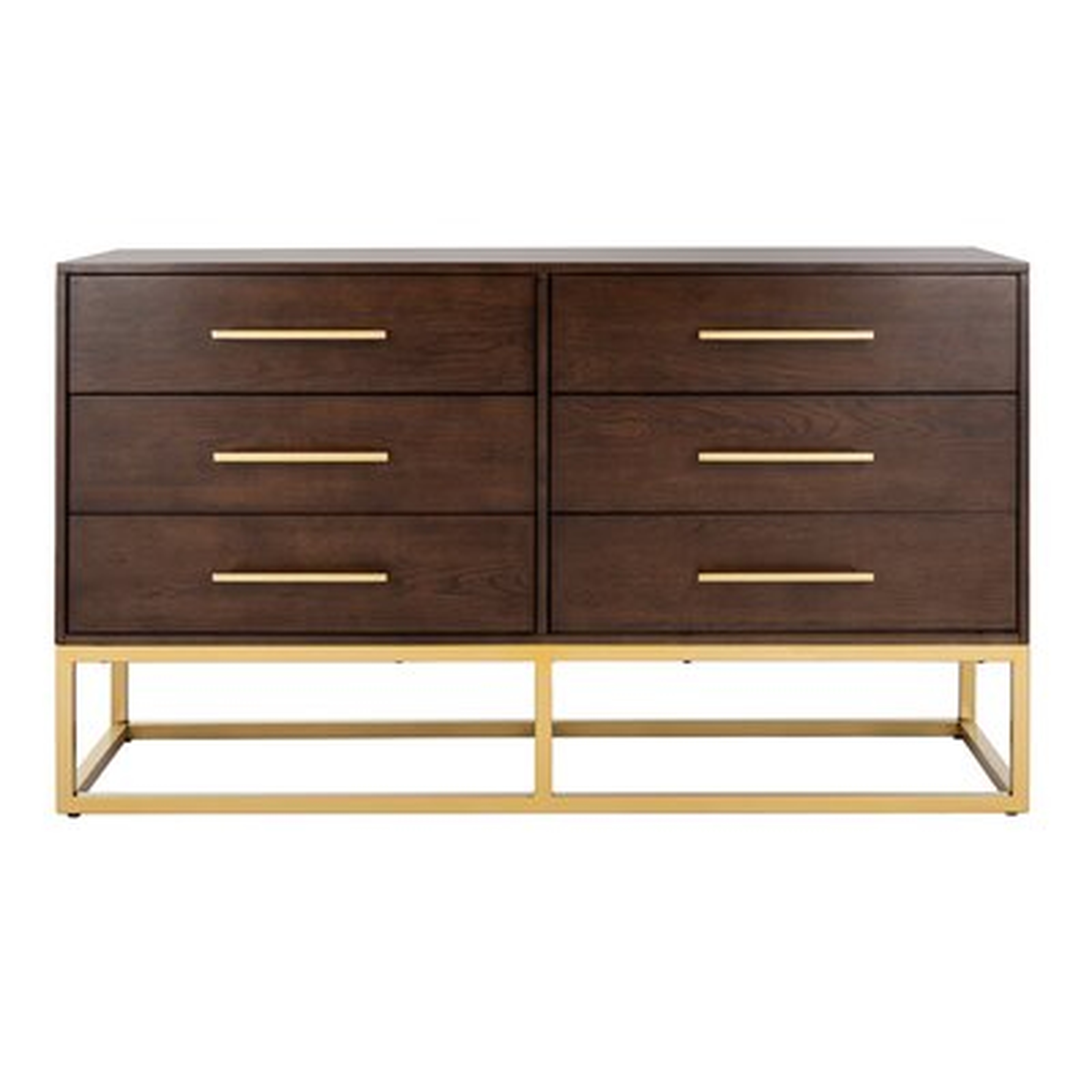 Sheldon 6 Drawer 56'' W Dresser - Wayfair