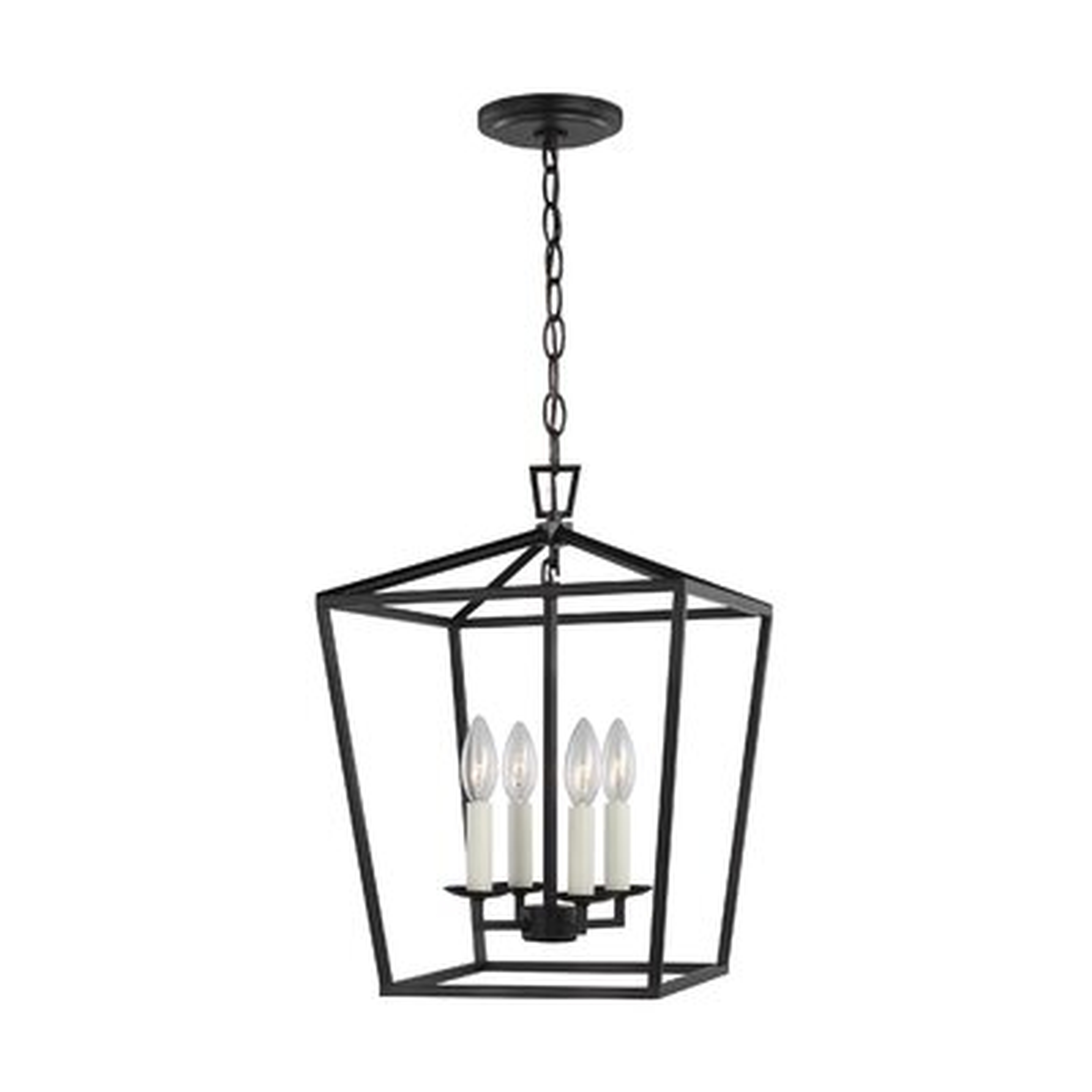 Ellette 4 - Light Lantern Geometric Chandelier - Wayfair